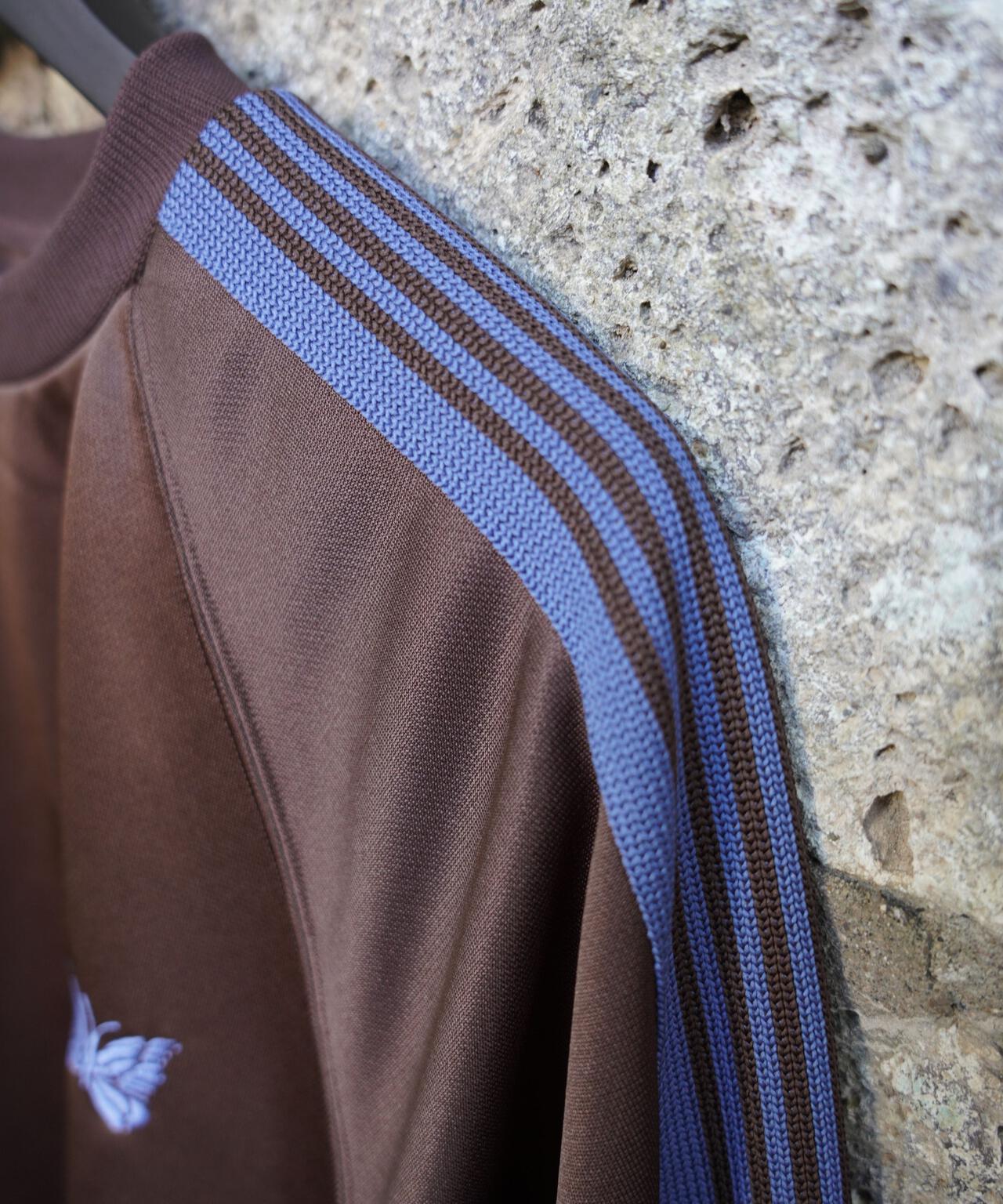 Needles/ニードルズ　別注Track Crew Neck Shirt - Poly Smooth