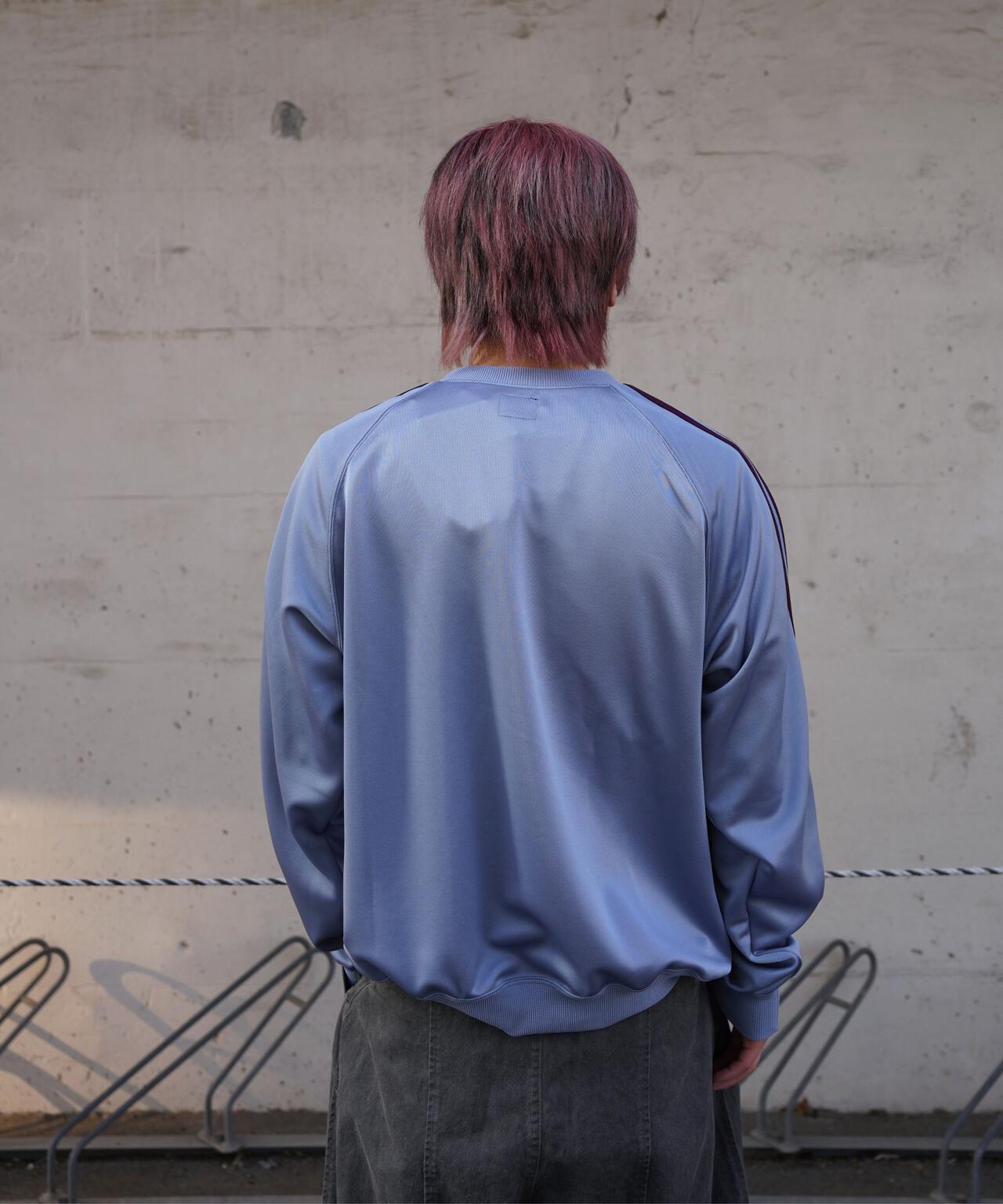 Needles/ニードルズ　別注Track Crew Neck Shirt - Poly Smooth