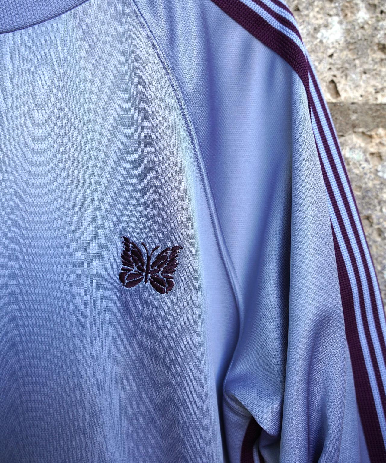 Needles/ニードルズ　別注Track Crew Neck Shirt - Poly Smooth