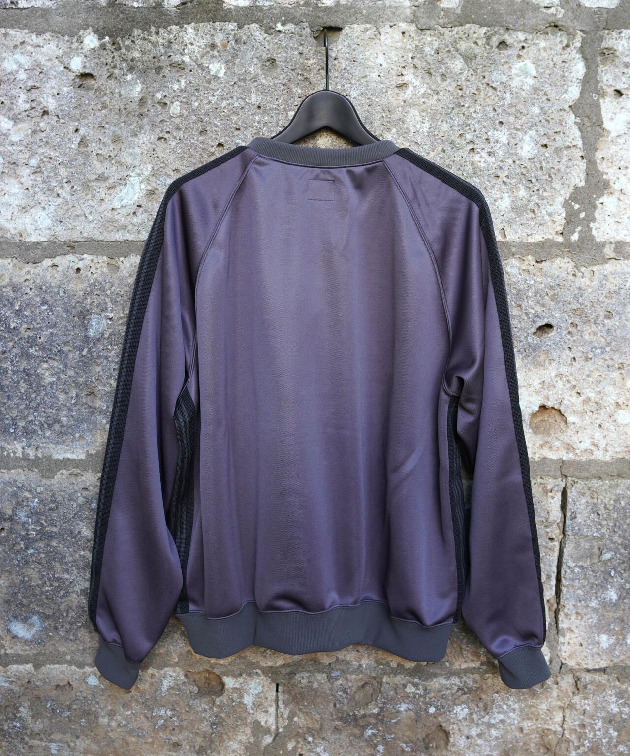 Needles/ニードルズ　別注Track Crew Neck Shirt - Poly Smooth
