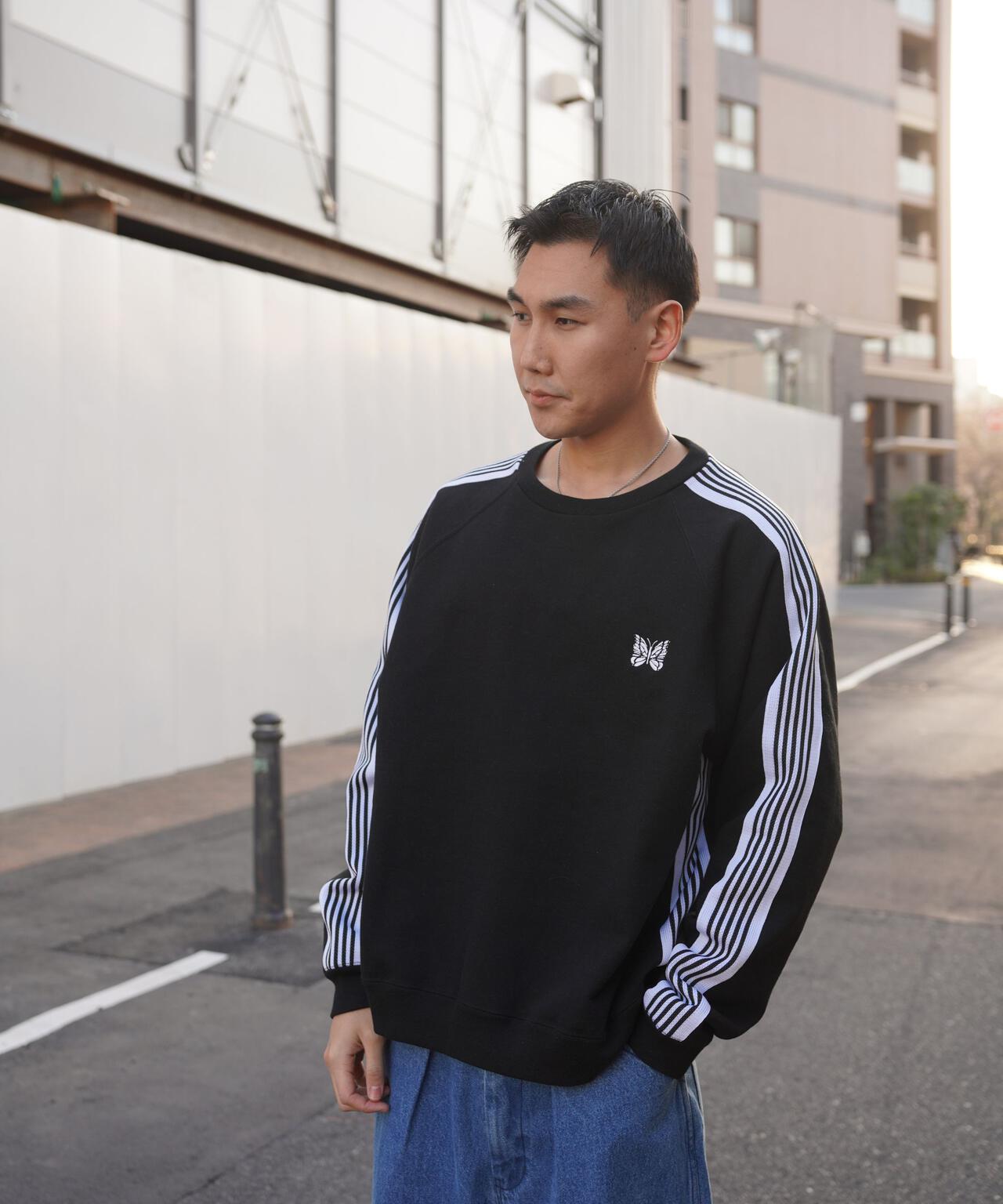 Needles/ニードルズ　別注Track Crew Neck Shirt - Cotton Jersey