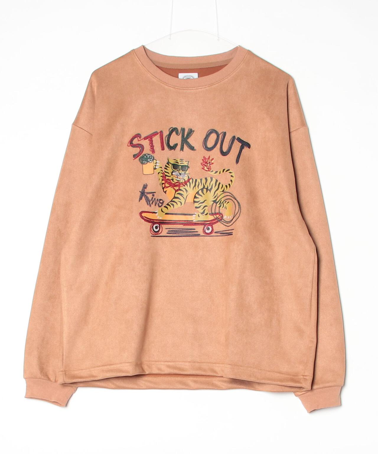 B omnivore/ビーオムニボー　SUEDE TIGER L/S PO