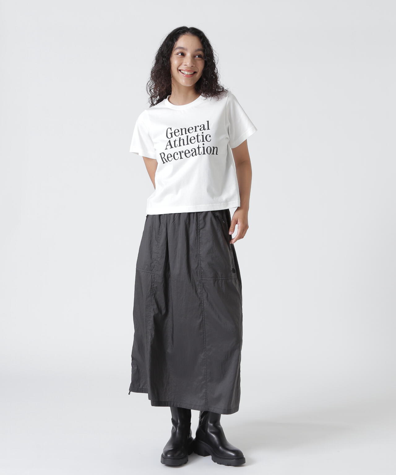 THE NORTH FACE/ザ・ノース・フェイス　GAR Typographic White S/S Tee NT32666