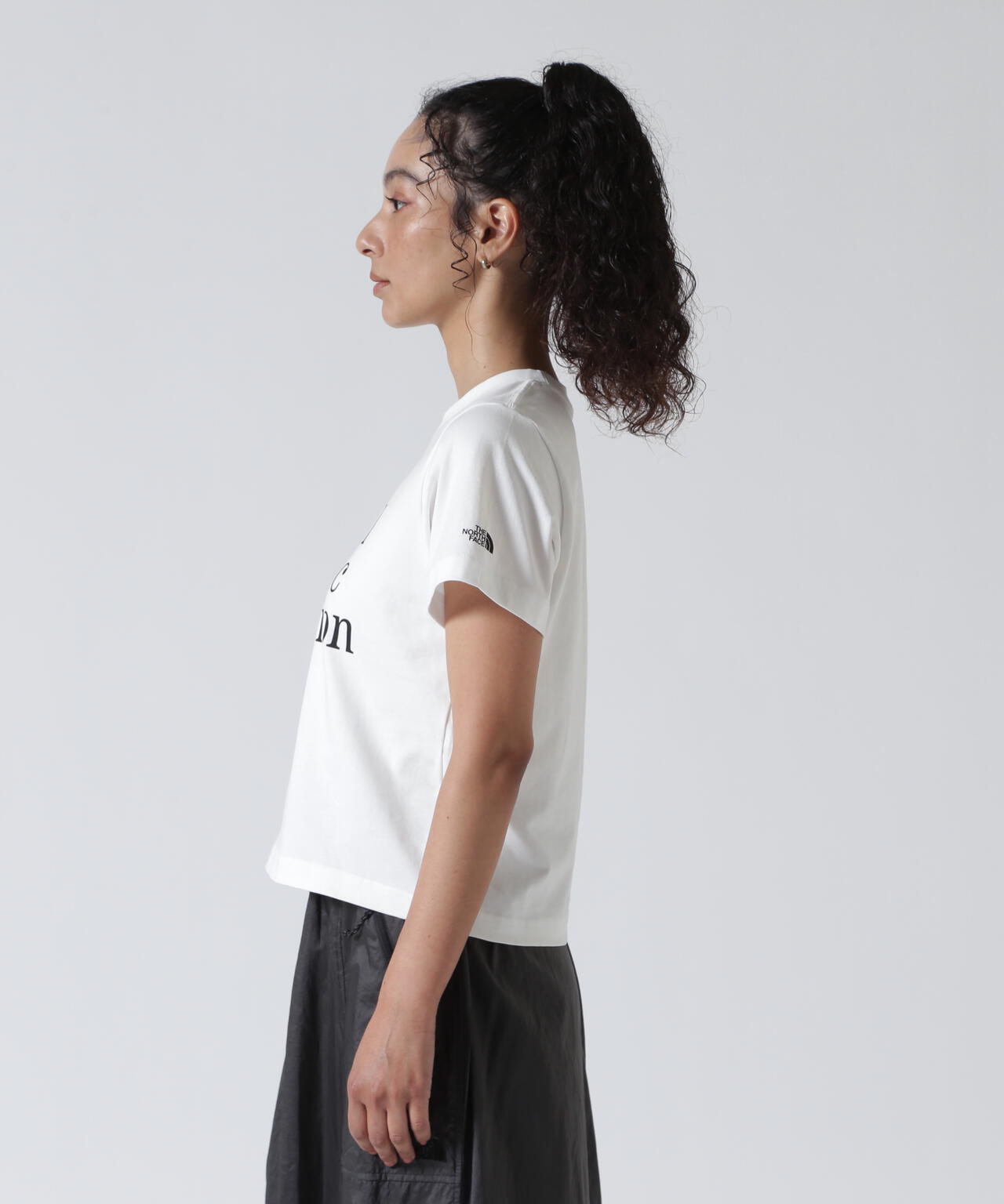 THE NORTH FACE/ザ・ノース・フェイス　GAR Typographic White S/S Tee NT32666