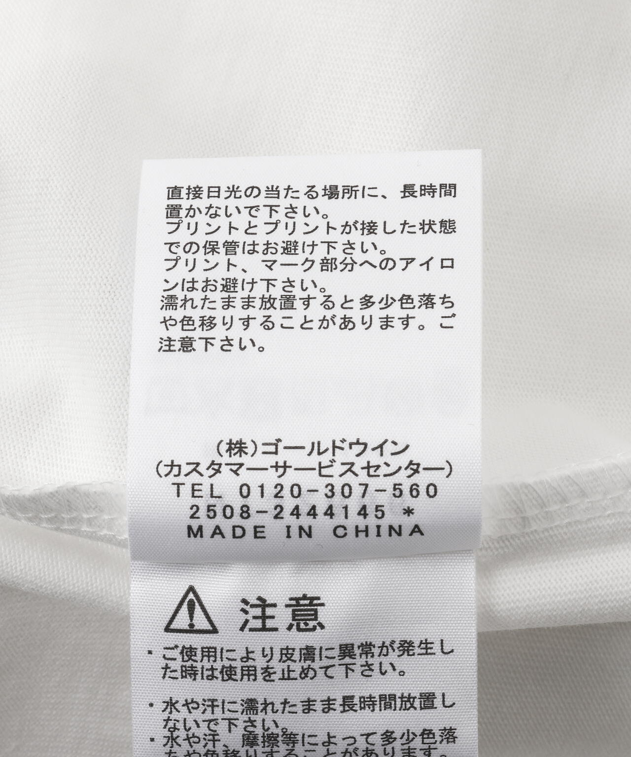 THE NORTH FACE/ザ・ノース・フェイス　GAR Typographic White S/S Tee NT32666