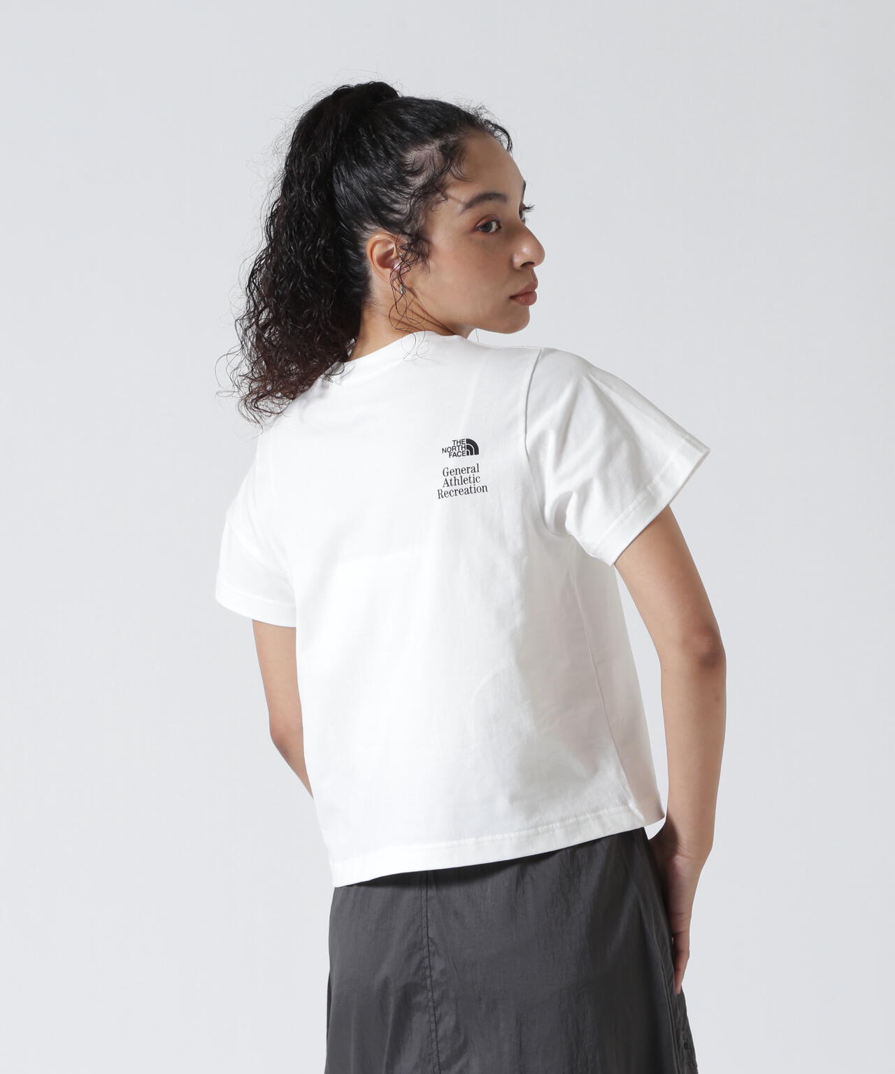 THE NORTH FACE/ザ・ノース・フェイス　GAR Typographic White S/S Tee NT32666