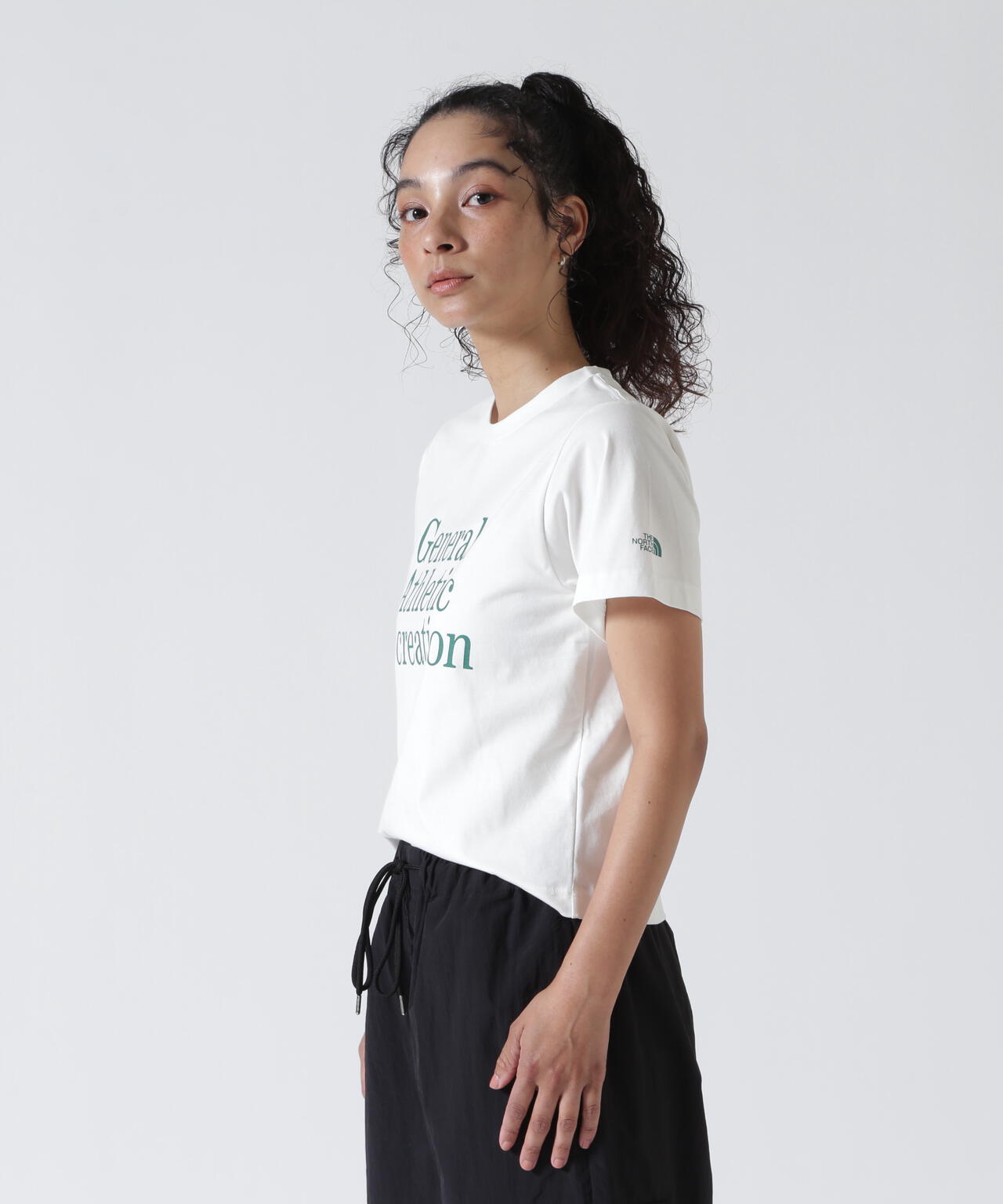 THE NORTH FACE/ザ・ノース・フェイス　GAR Typographic White S/S Tee NT32666