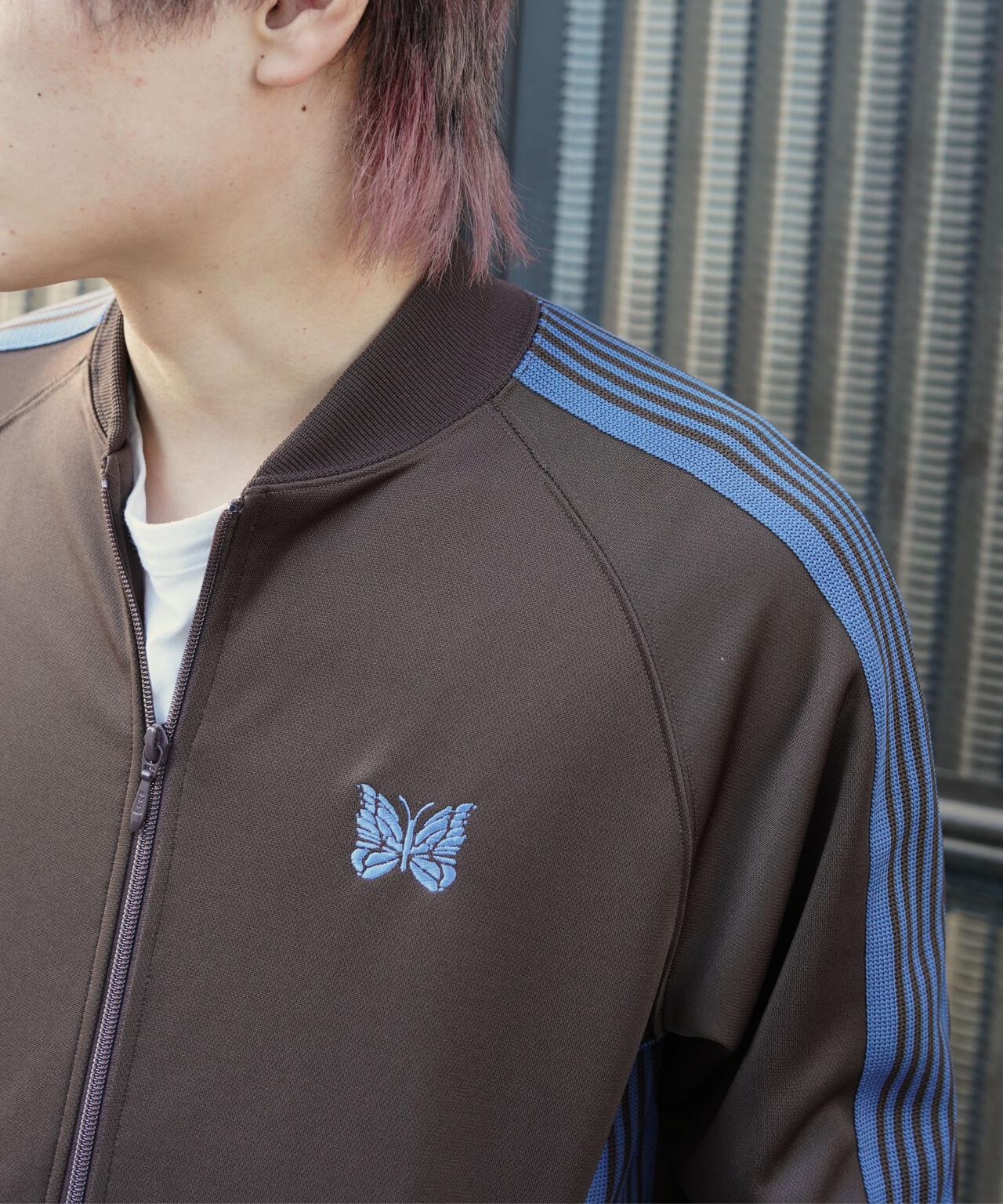 Needles/ニードルズ　 別注Rib Collar Track Jacket - Poly Smooth