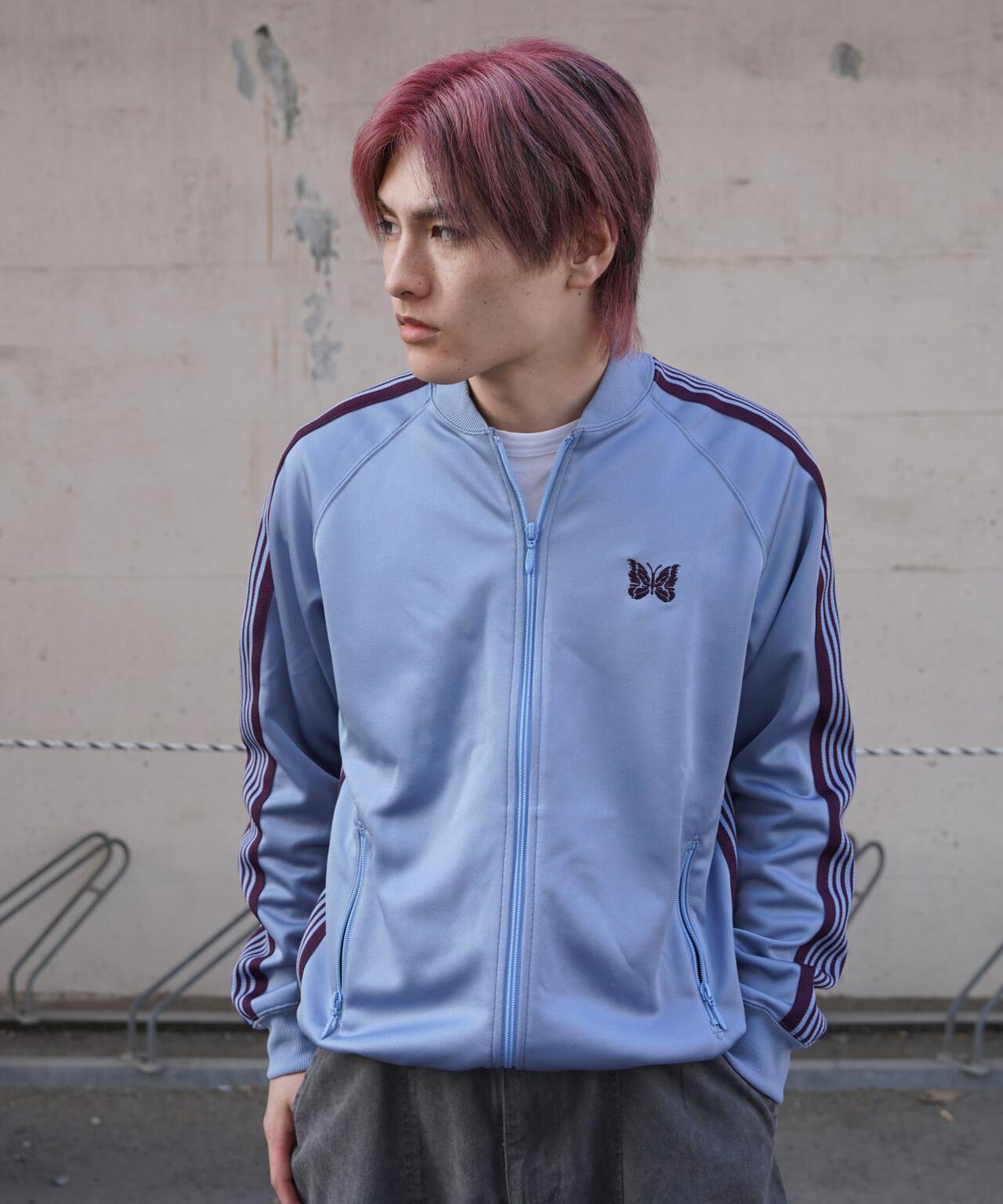 Needles/ニードルズ　 別注Rib Collar Track Jacket - Poly Smooth