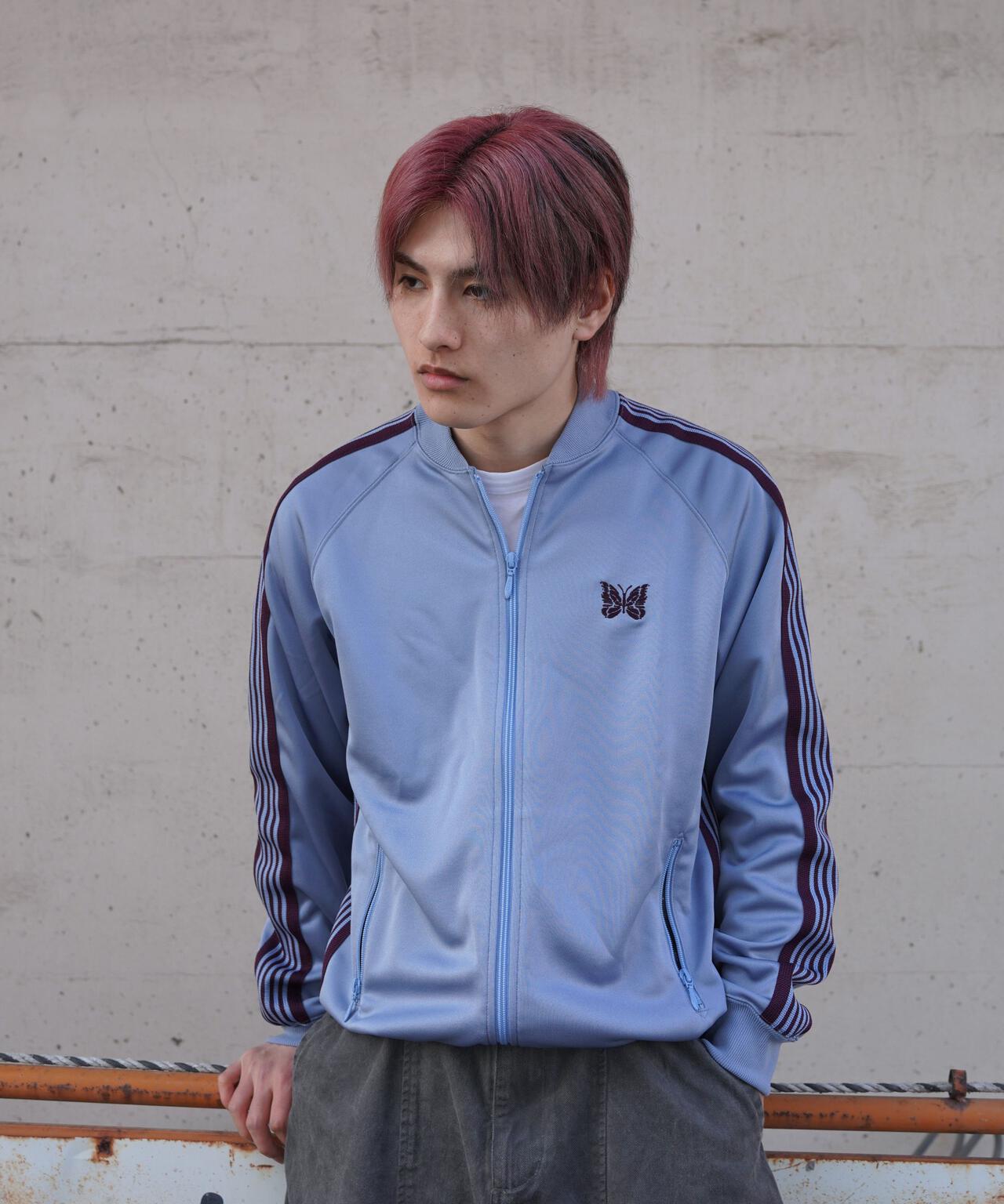 Needles/ニードルズ　 別注Rib Collar Track Jacket - Poly Smooth