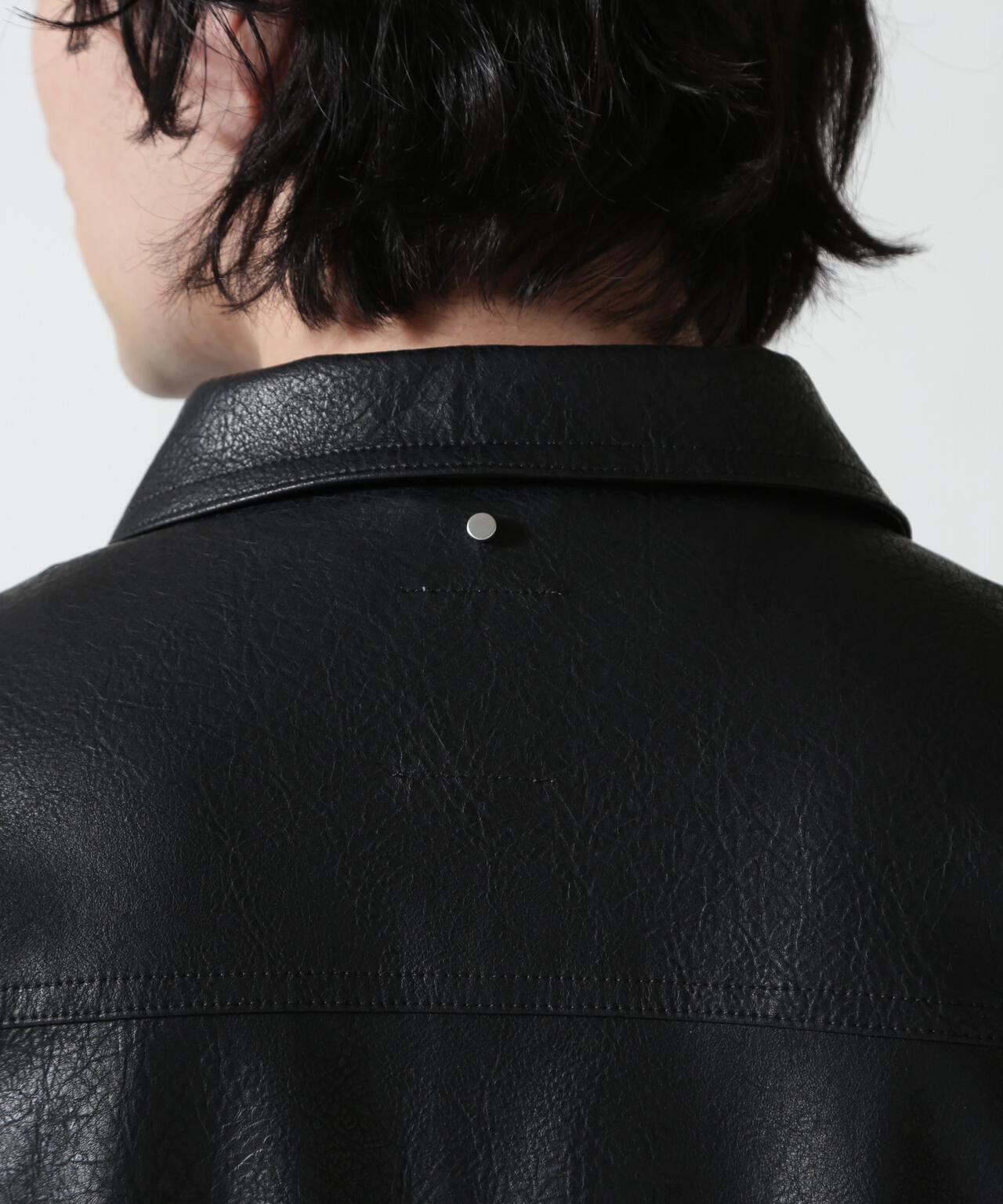 B omnivore/ビーオムニボー　FAUX LEATHER BLOUSON