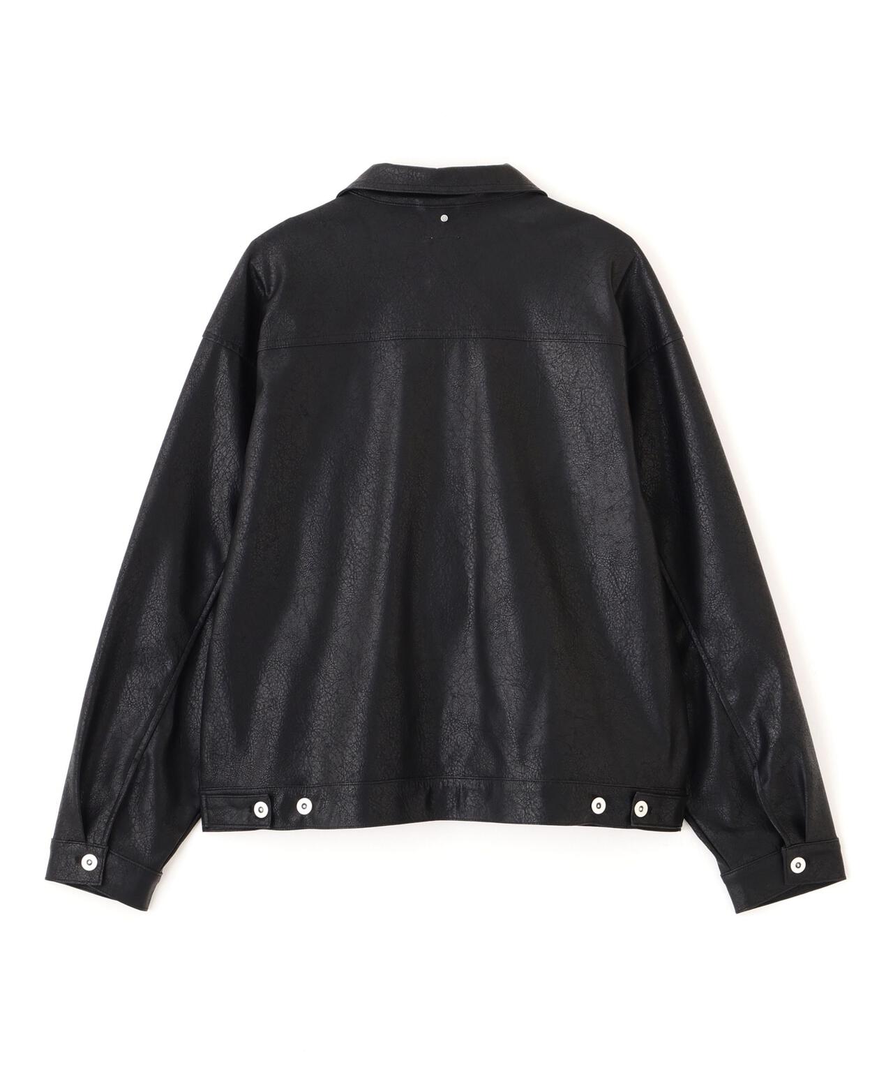 B omnivore/ビーオムニボー　FAUX LEATHER BLOUSON
