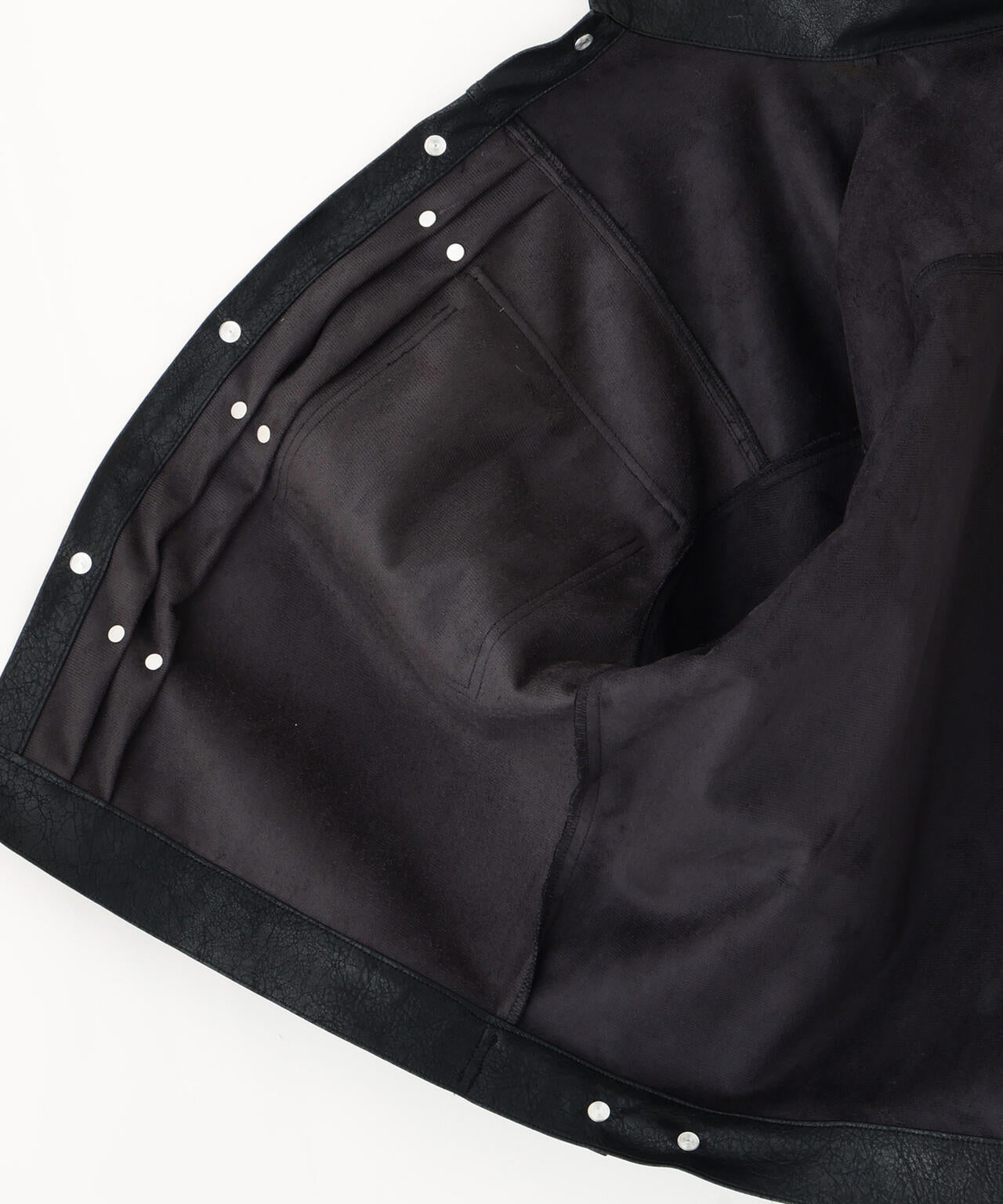 B omnivore/ビーオムニボー　FAUX LEATHER BLOUSON