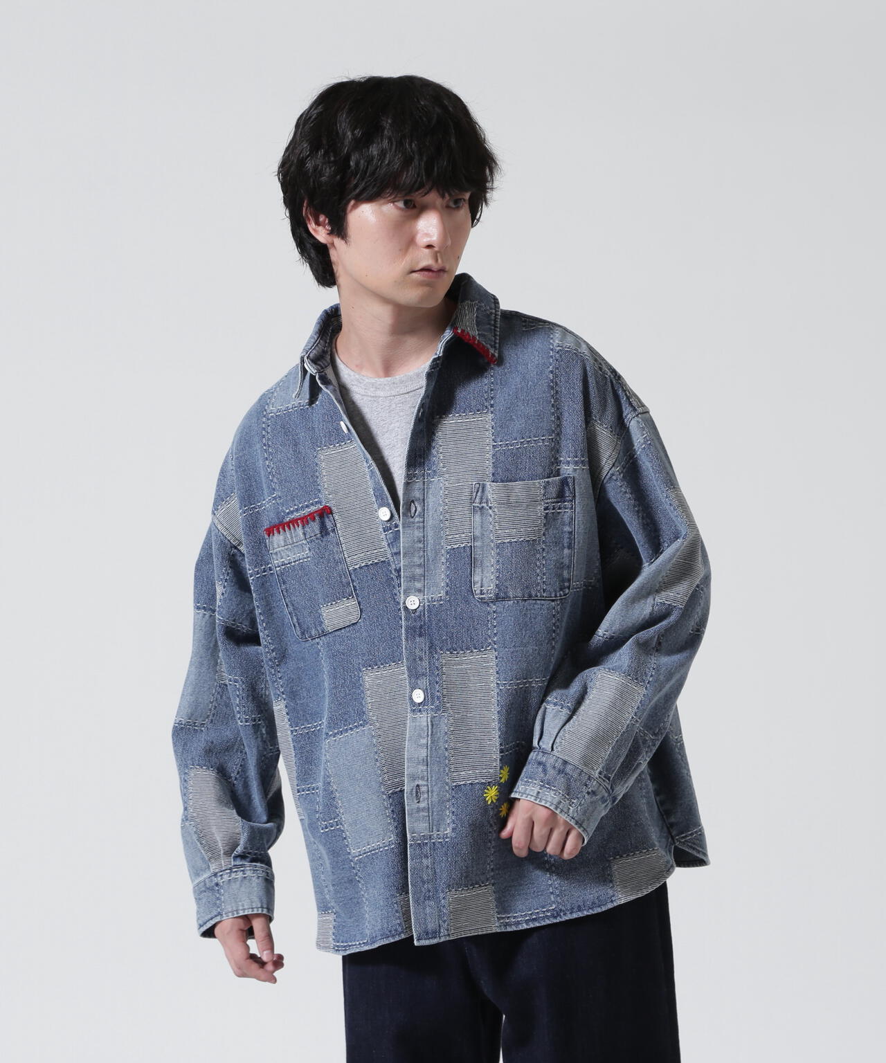 B omnivore/ビーオムニボー　HANDSTITCH DENIM SHIRT 2