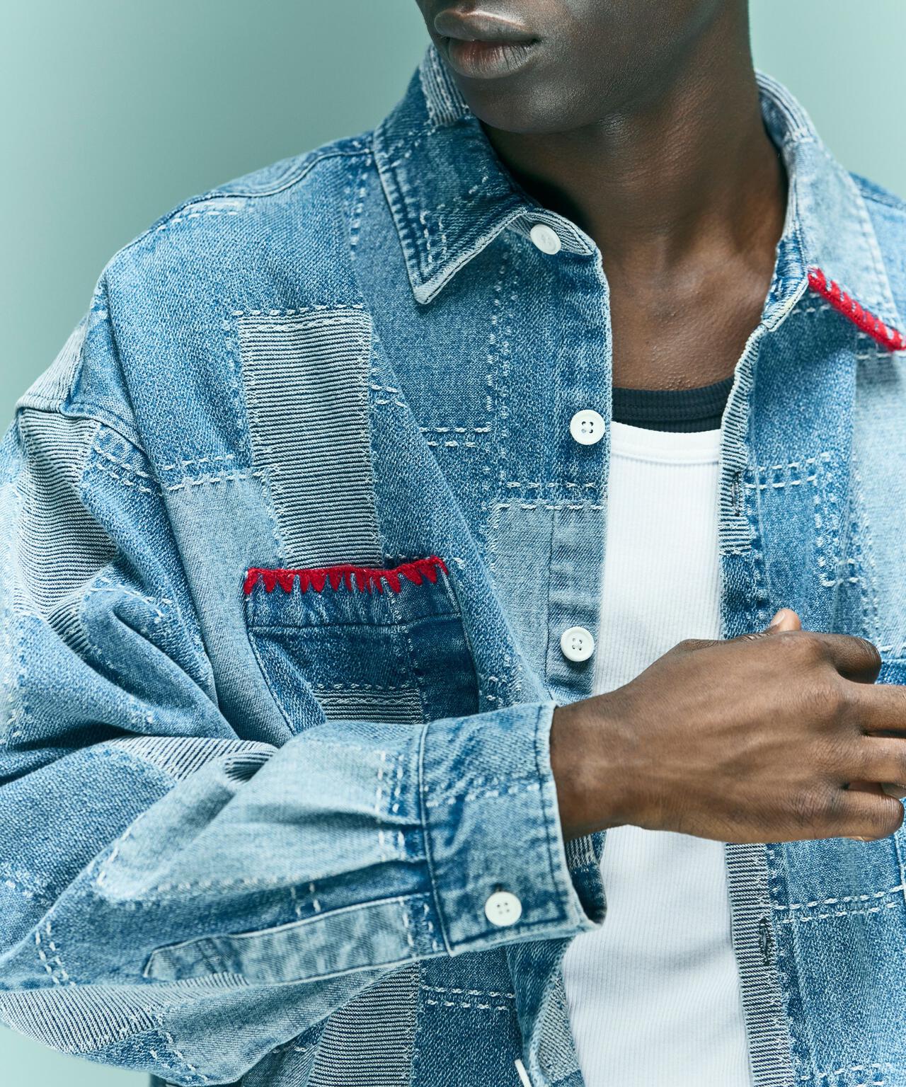 B omnivore/ビーオムニボー　HANDSTITCH DENIM SHIRT 2