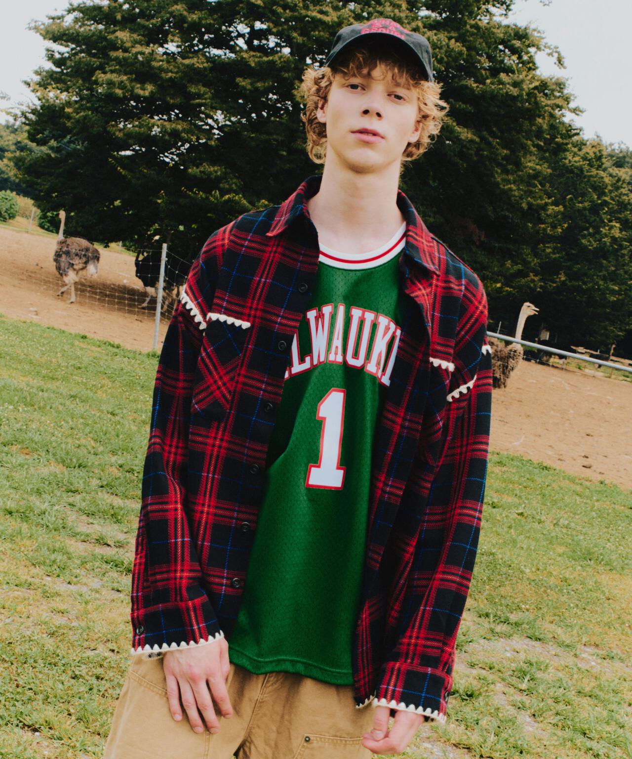 B omnivore/ビーオムニボー　HAND STITCH FLANNEL ハンドステッチフランネルシャツ