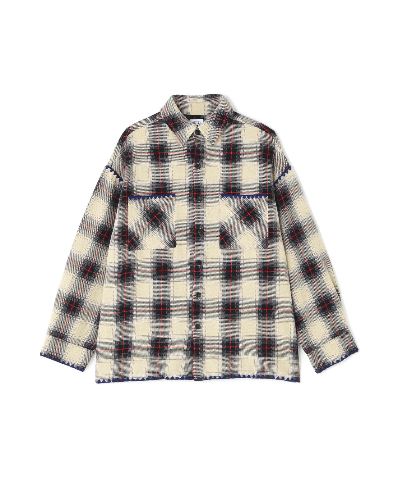 B omnivore/ビーオムニボー　HAND STITCH FLANNEL ハンドステッチフランネルシャツ