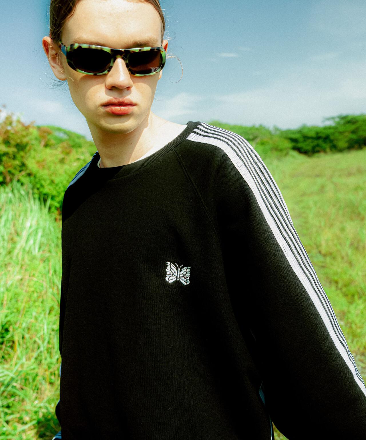 Needles/ニードルズ　別注Track Crew Neck Shirt - Cotton Jersey