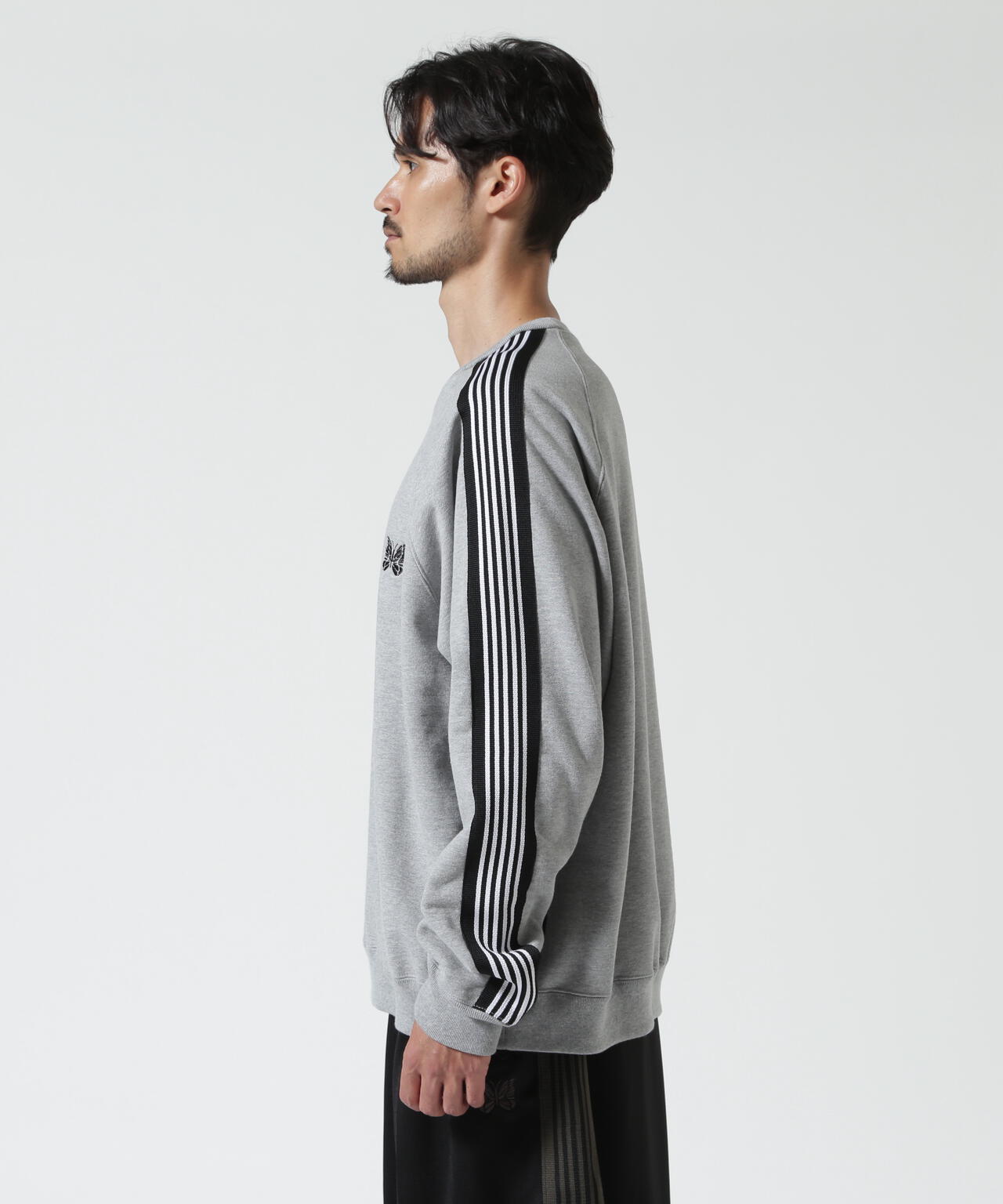 Needles/ニードルズ　別注Track Crew Neck Shirt - Cotton Jersey