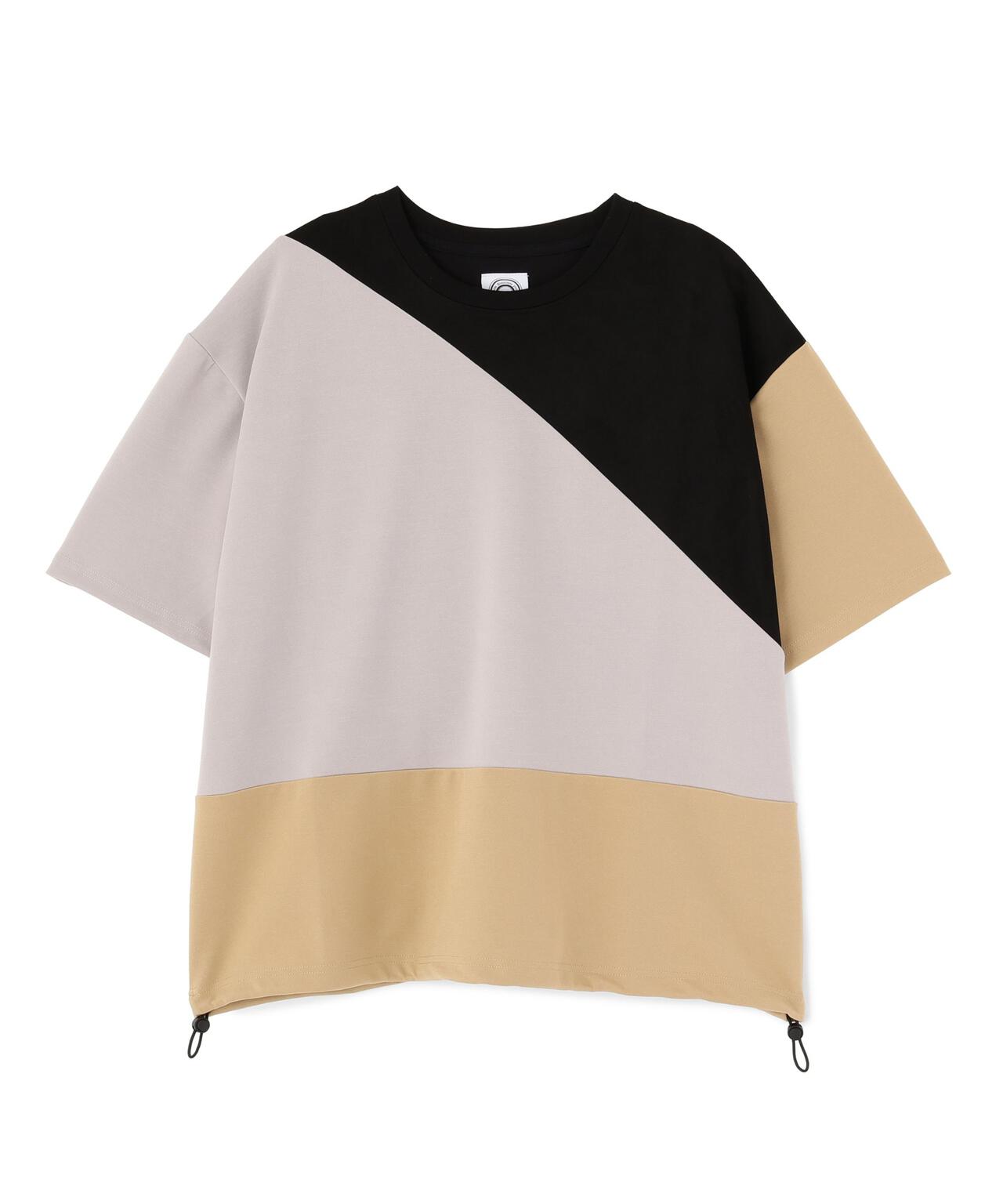 B omnivore/ビーオムニボー　PANEL TEE パネル切り替えTEE