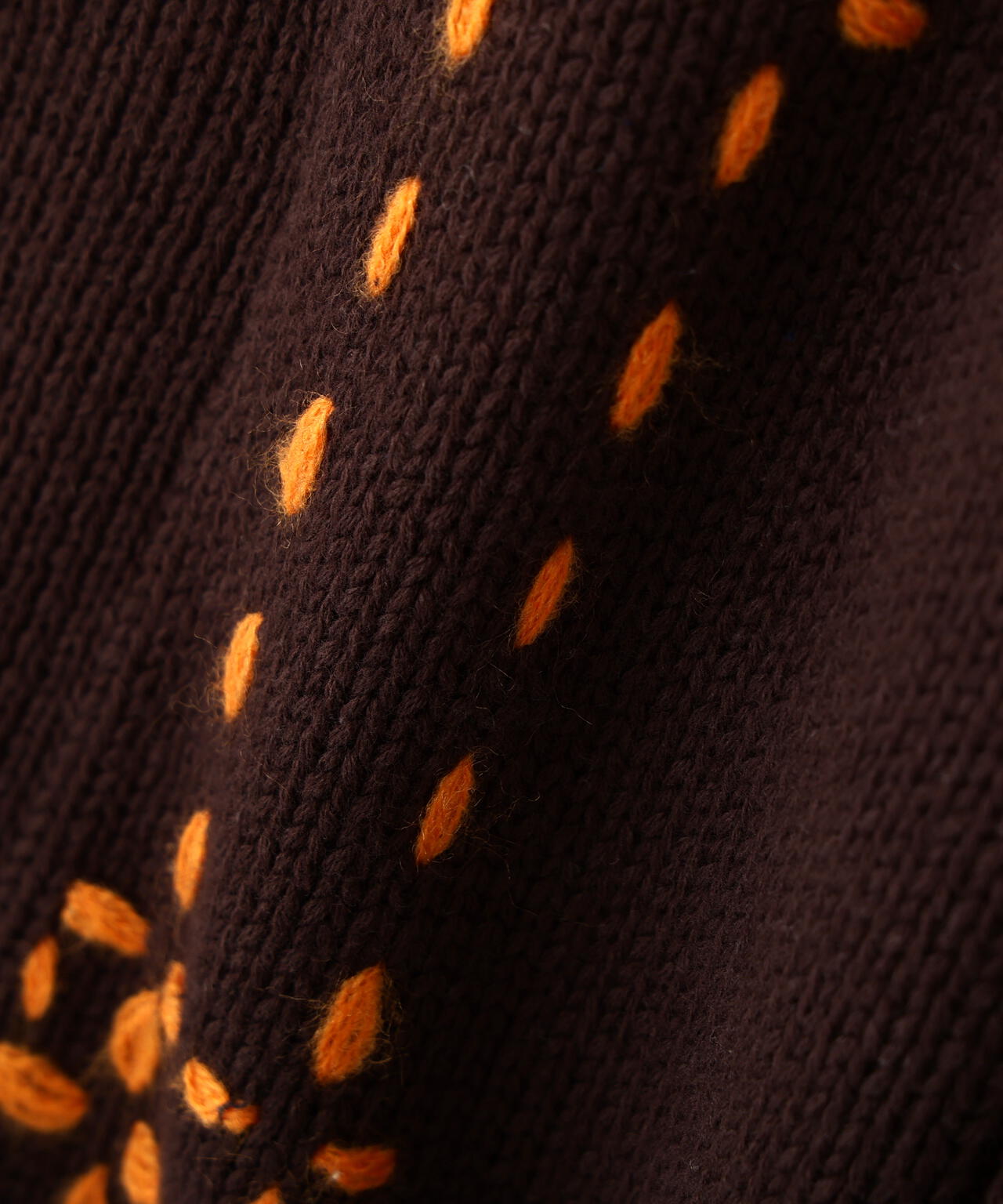 B omnivore/ビーオムニボー　HANDSTITCH CABLE KNIT JACKET ハンドステッチケーブルニットジャケット