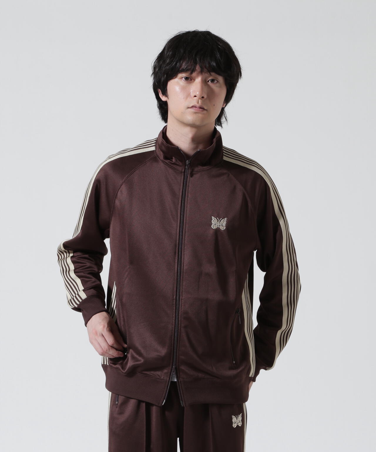 Needles/ニードルズ　別注Track Jacket - Poly Smooth