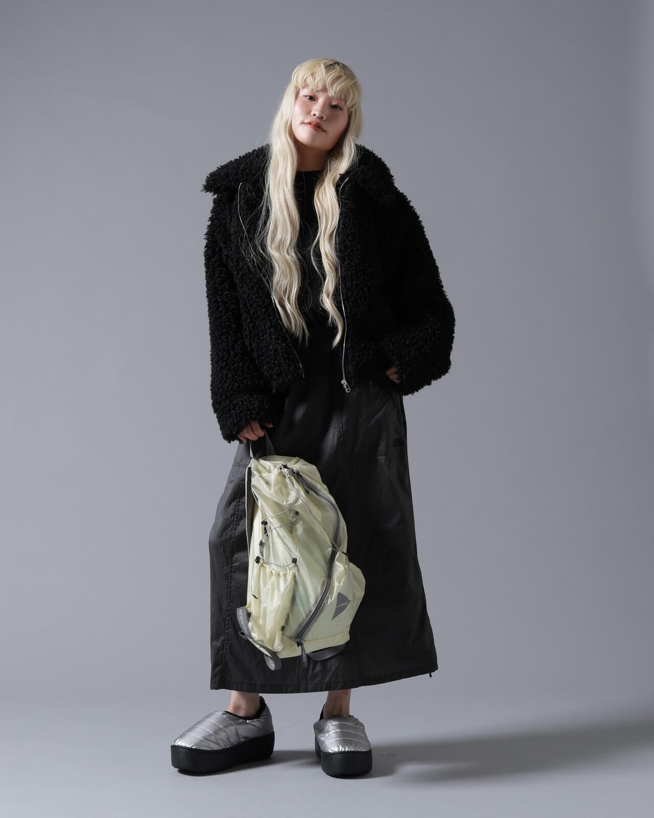 B omnivore/ビーオムニボー BOA COLLAR BLOUSON