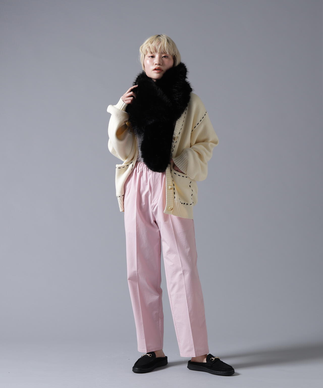 B omnivore/ビーオムニボー  ECOFUR MUFFLER