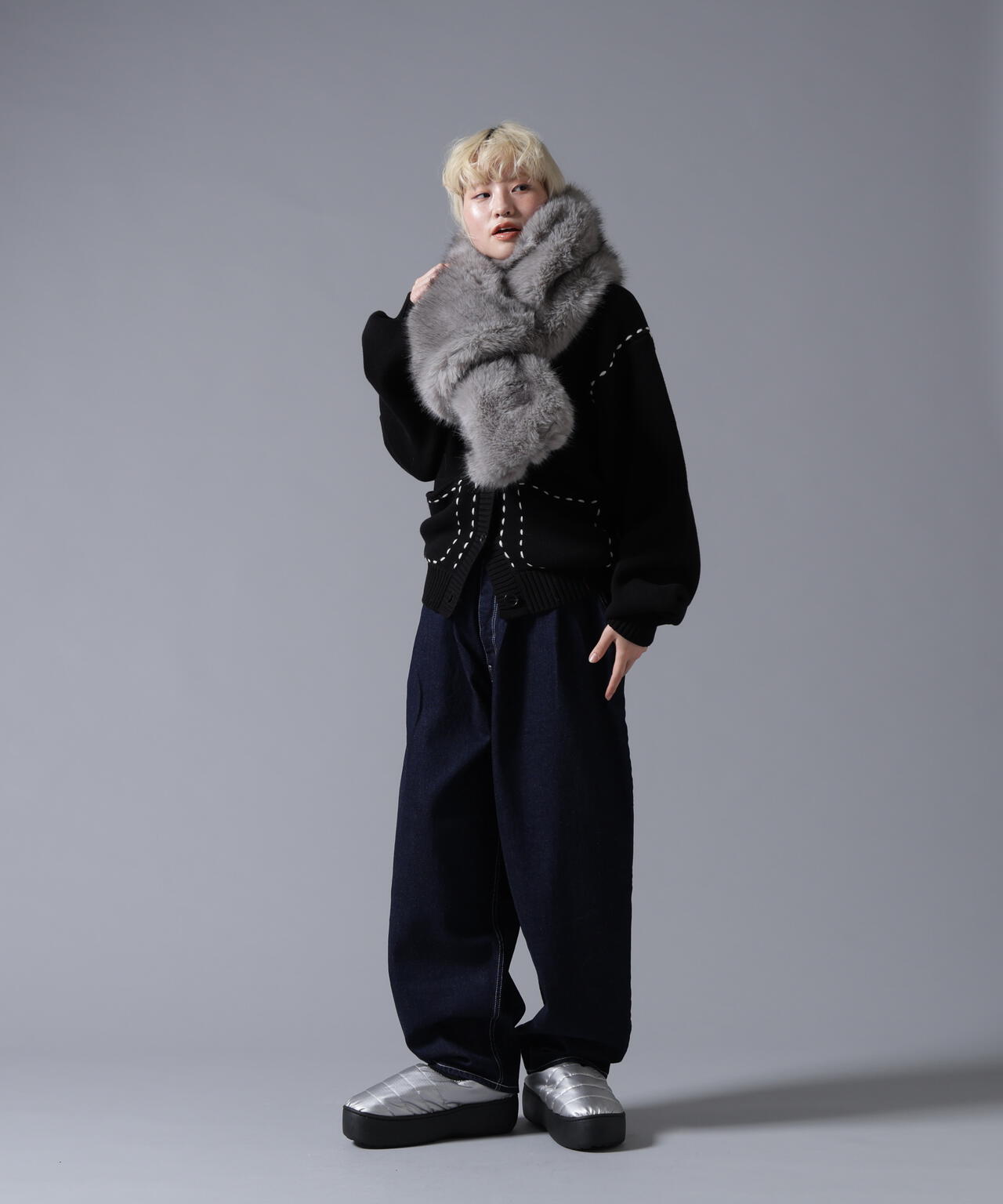 B omnivore/ビーオムニボー  ECOFUR MUFFLER