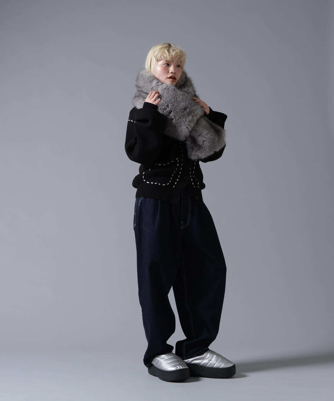 B omnivore/ビーオムニボー  ECOFUR MUFFLER