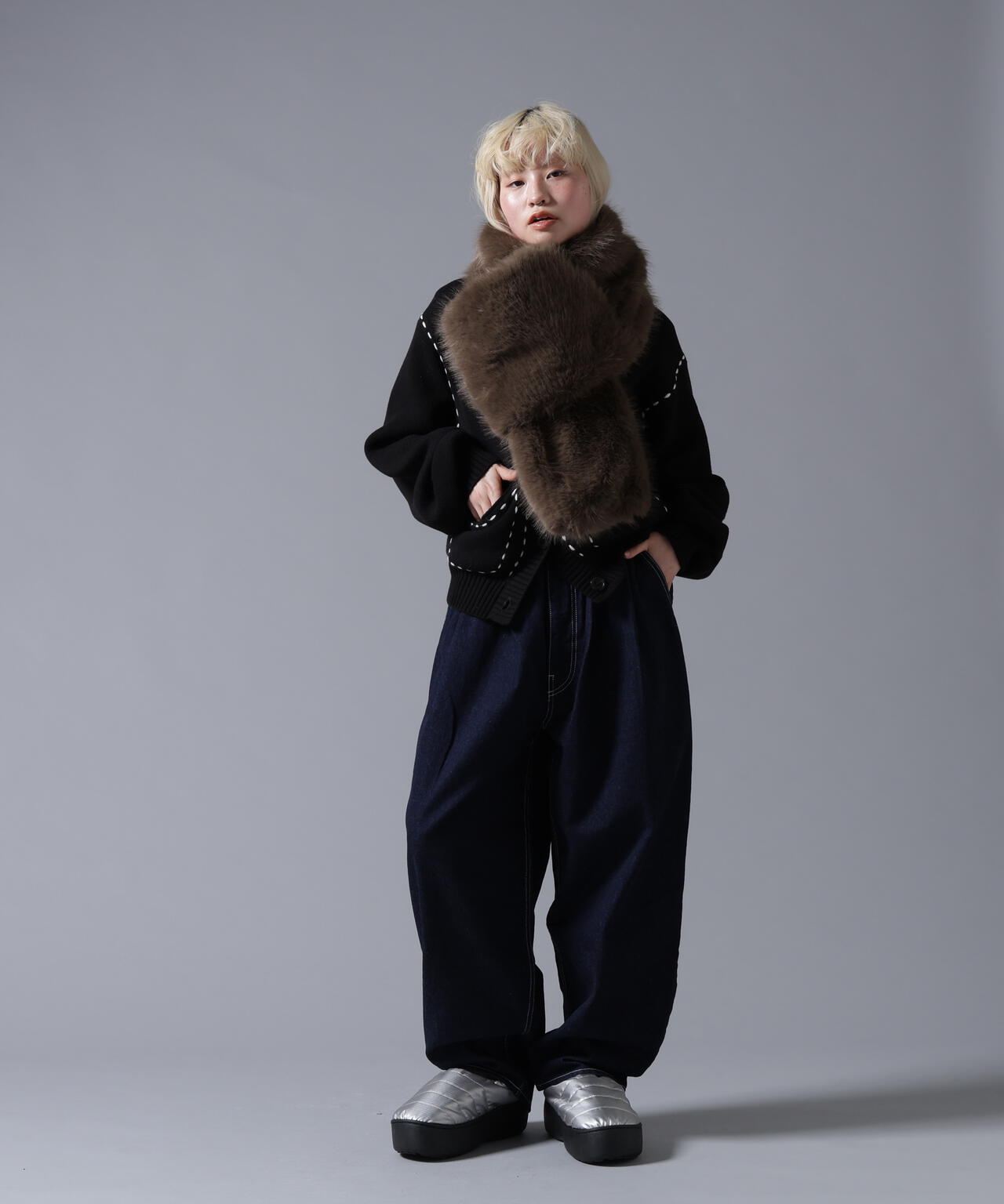 B omnivore/ビーオムニボー  ECOFUR MUFFLER