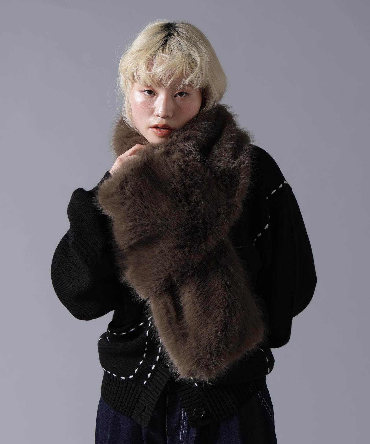 B omnivore/ビーオムニボー  ECOFUR MUFFLER