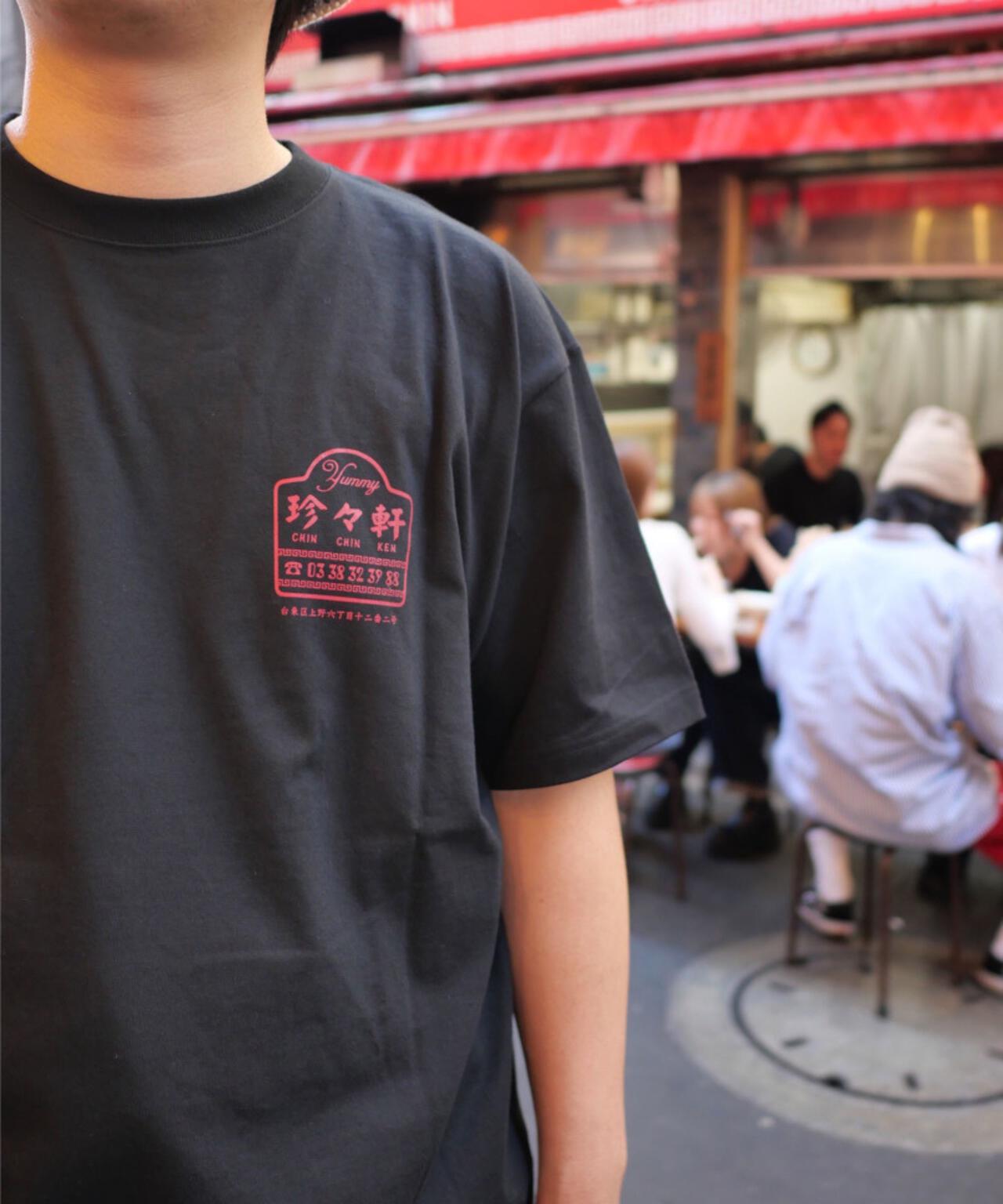 珍々軒×BEAVER　BEAVER別注 珍々軒コラボTシャツ