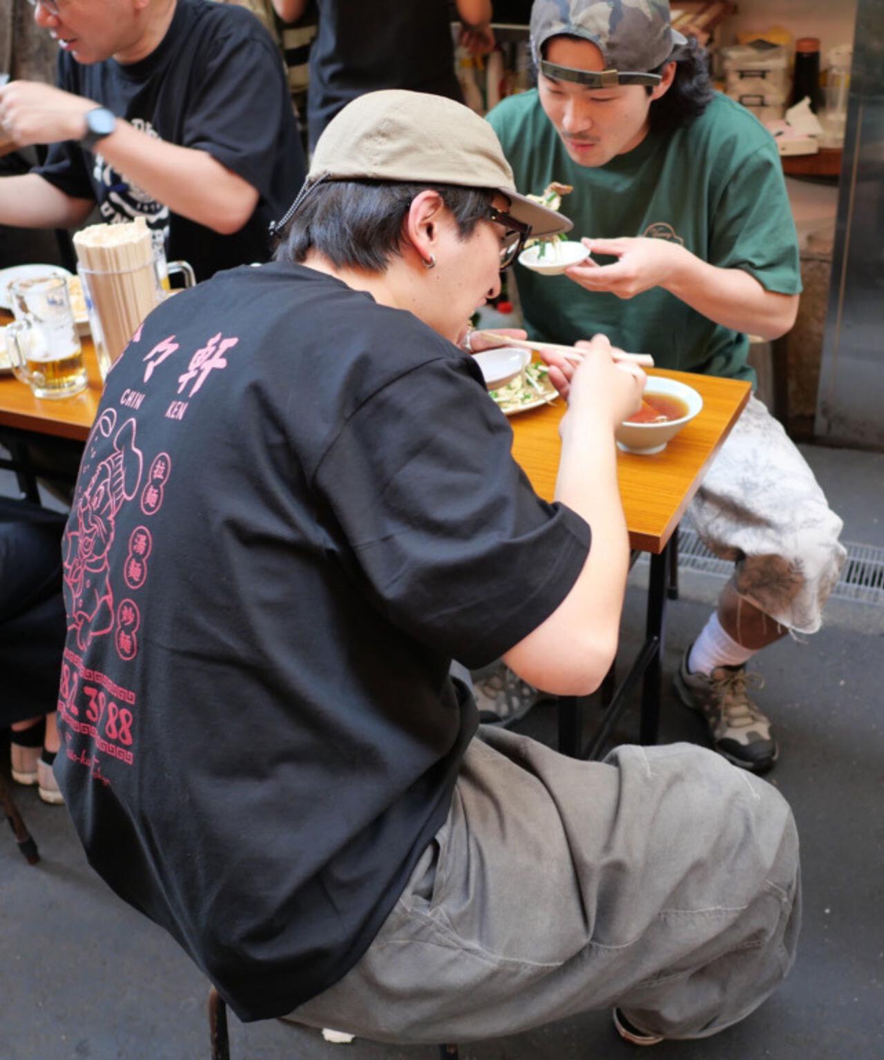 珍々軒×BEAVER　BEAVER別注 珍々軒コラボTシャツ