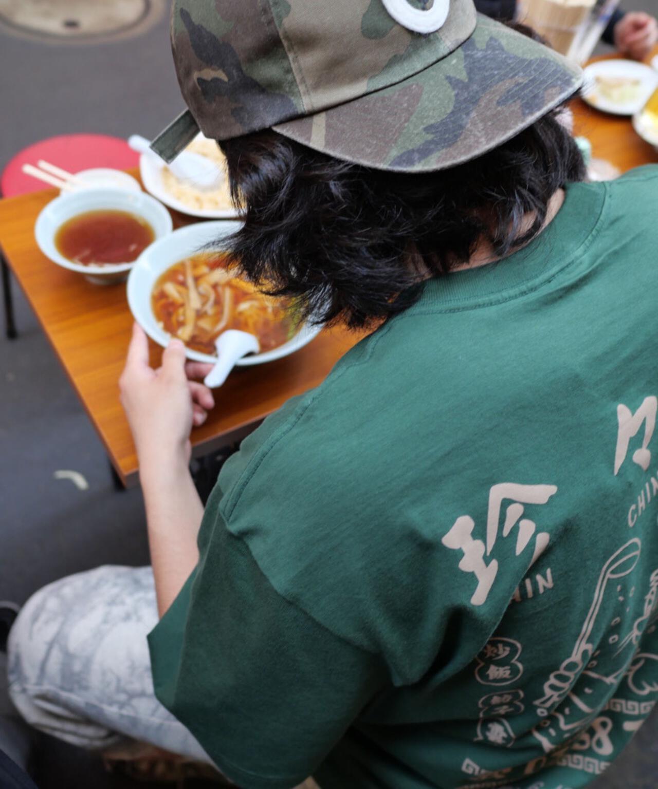 珍々軒×BEAVER　BEAVER別注 珍々軒コラボTシャツ