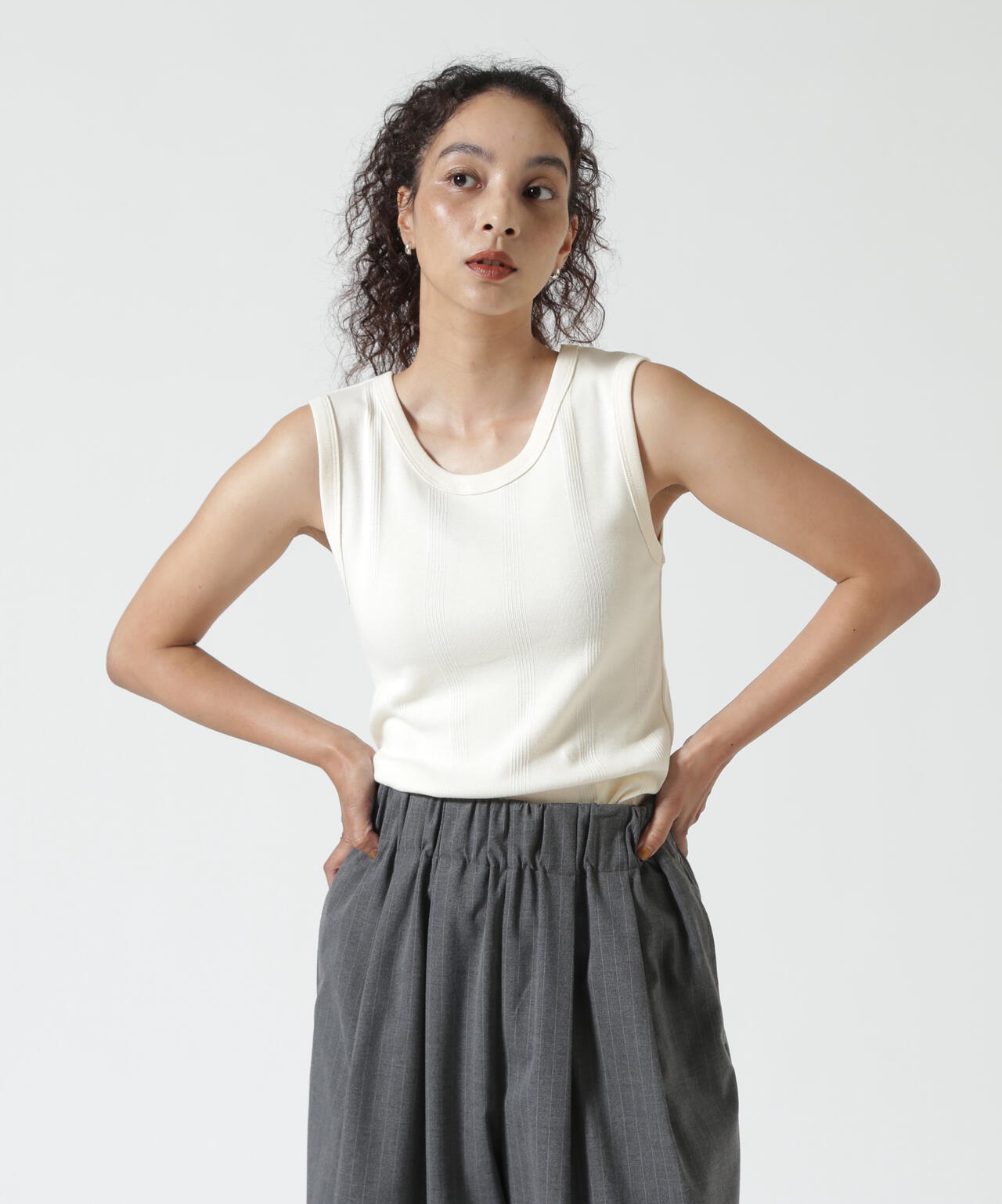 miller/ミラー　Prib Tank Top　リブタンクトップ