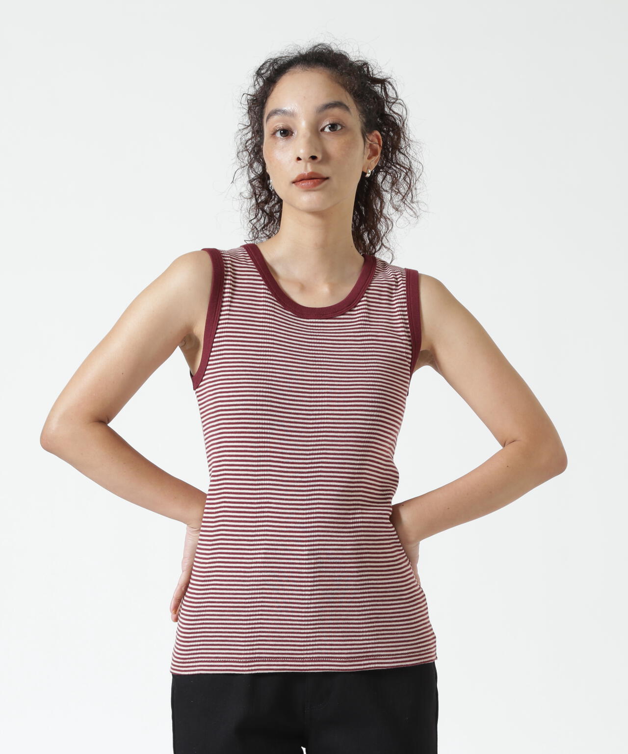 miller/ミラー　Prib Tank Top　リブタンクトップ
