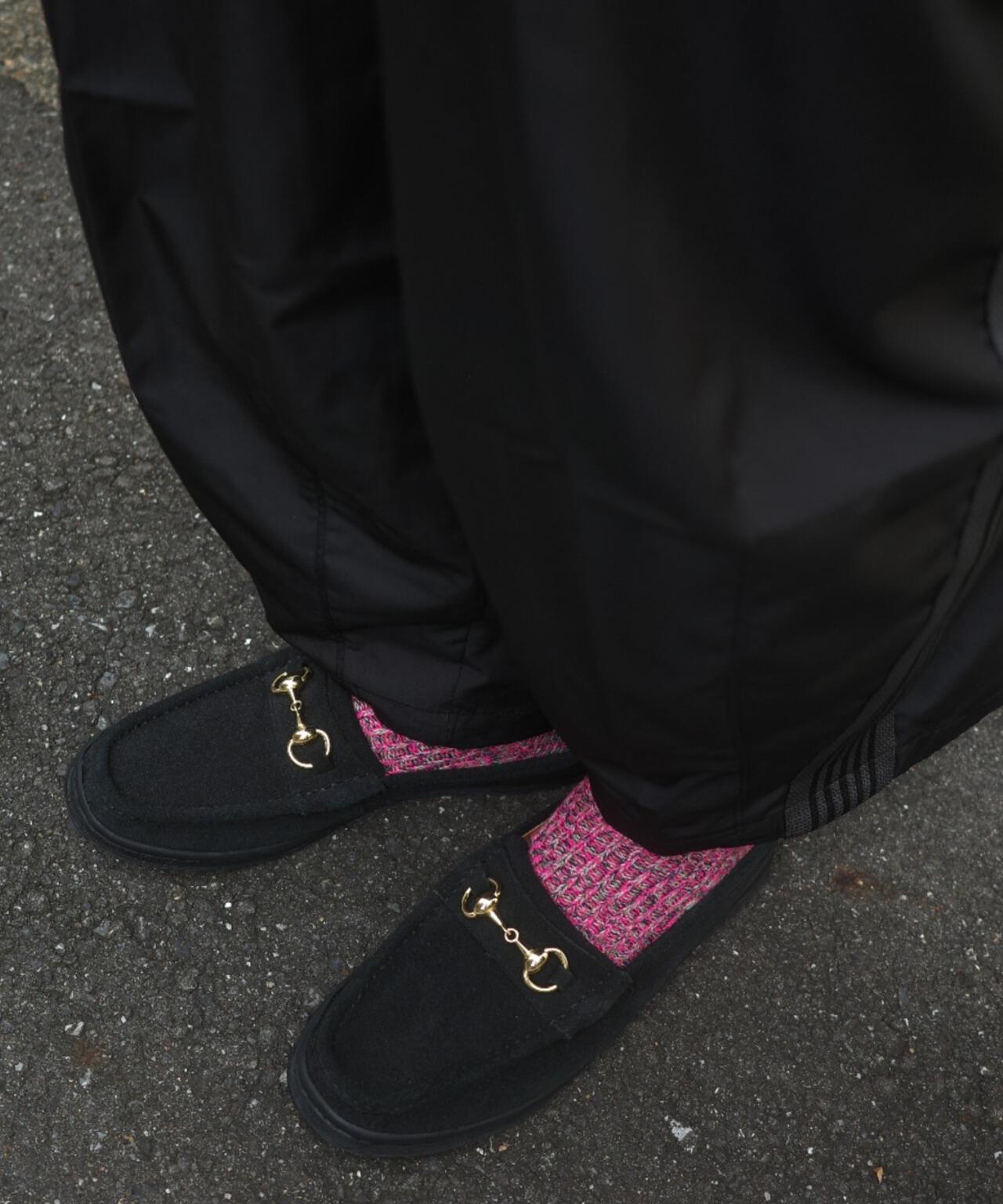 MANEBU/マネブ　BITCH SLIPPER SUEDE　ビットローファースリッパ　スエード　ユニセックス