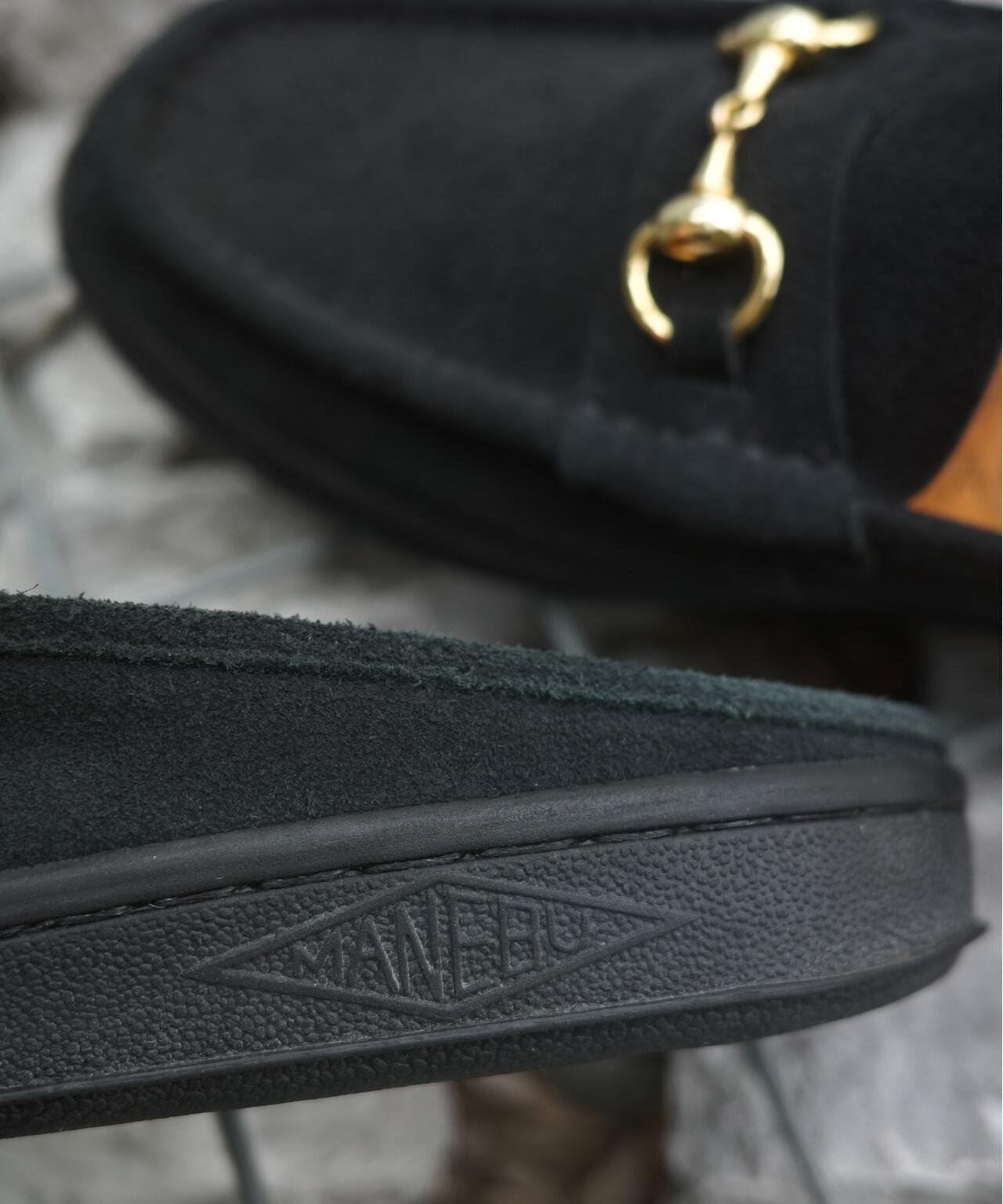 MANEBU/マネブ　BITCH SLIPPER SUEDE　ビットローファースリッパ　スエード　ユニセックス