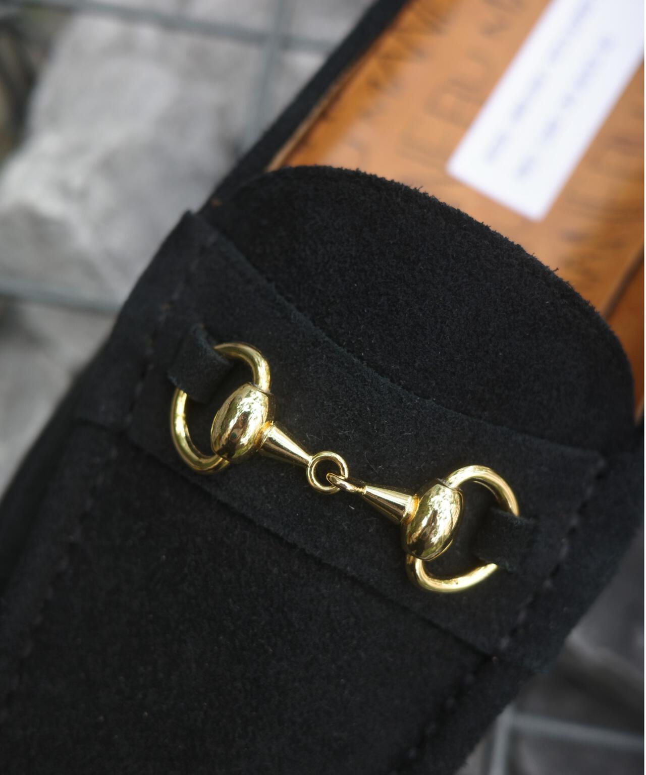 MANEBU/マネブ　BITCH SLIPPER SUEDE　ビットローファースリッパ　スエード　ユニセックス
