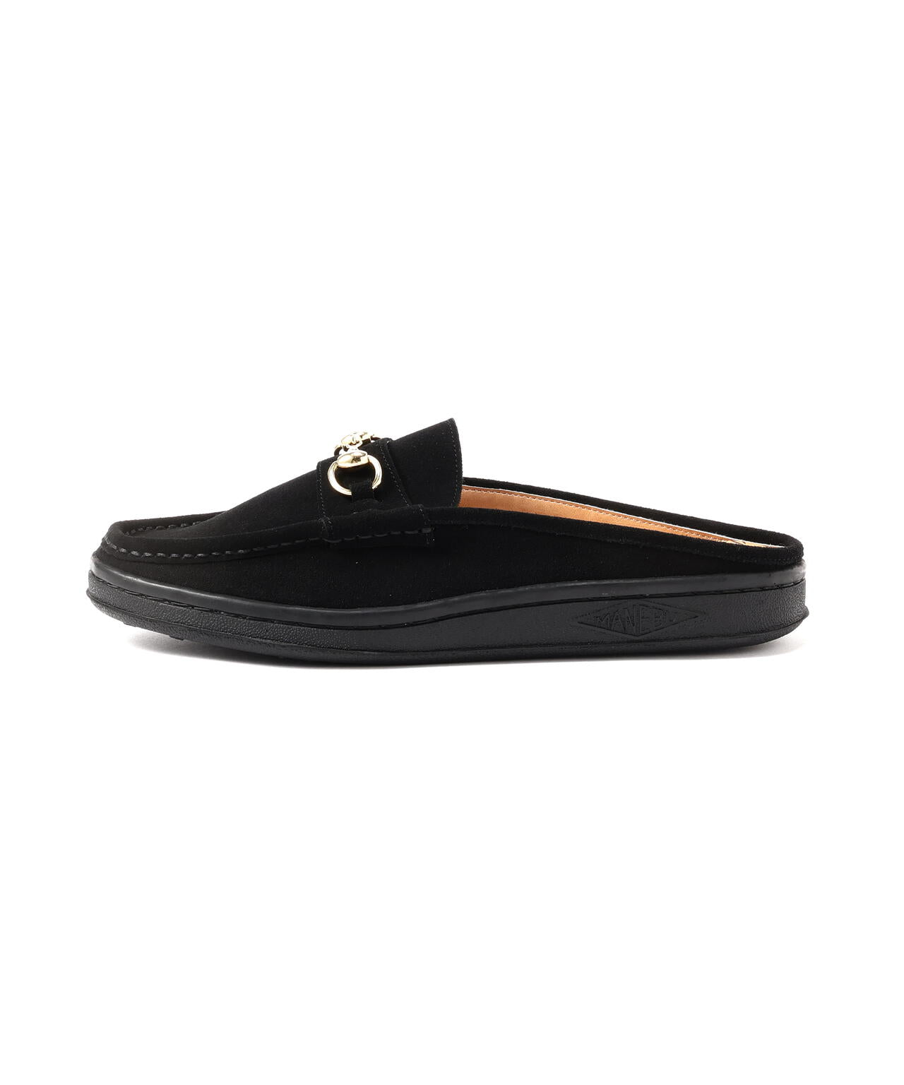 MANEBU/マネブ　BITCH SLIPPER SUEDE　ビットローファースリッパ　スエード　ユニセックス
