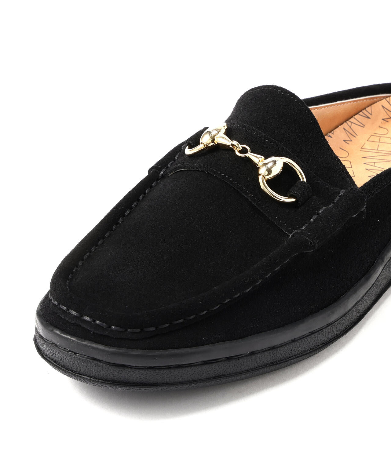 MANEBU/マネブ　BITCH SLIPPER SUEDE　ビットローファースリッパ　スエード　ユニセックス