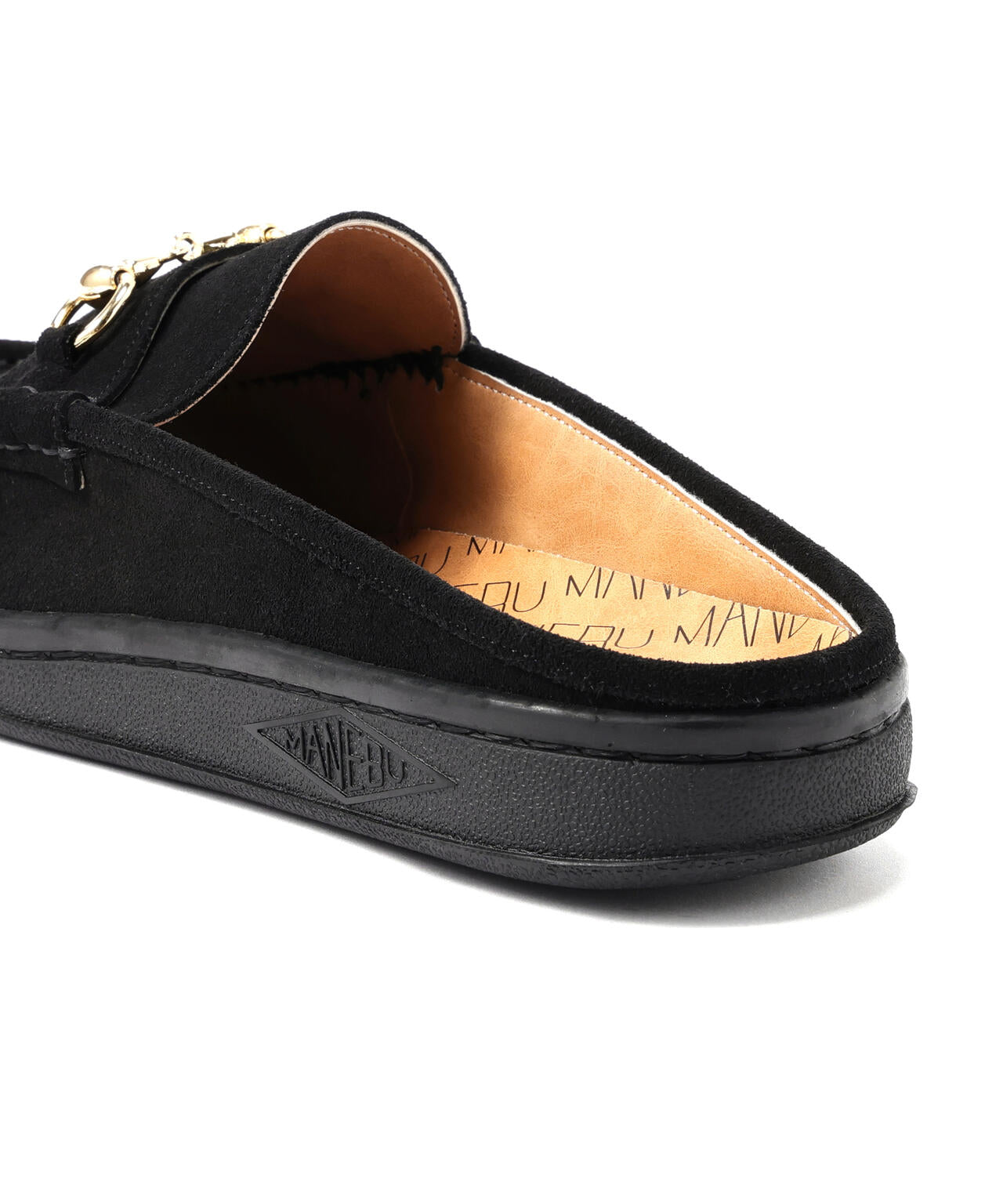 MANEBU/マネブ　BITCH SLIPPER SUEDE　ビットローファースリッパ　スエード　ユニセックス