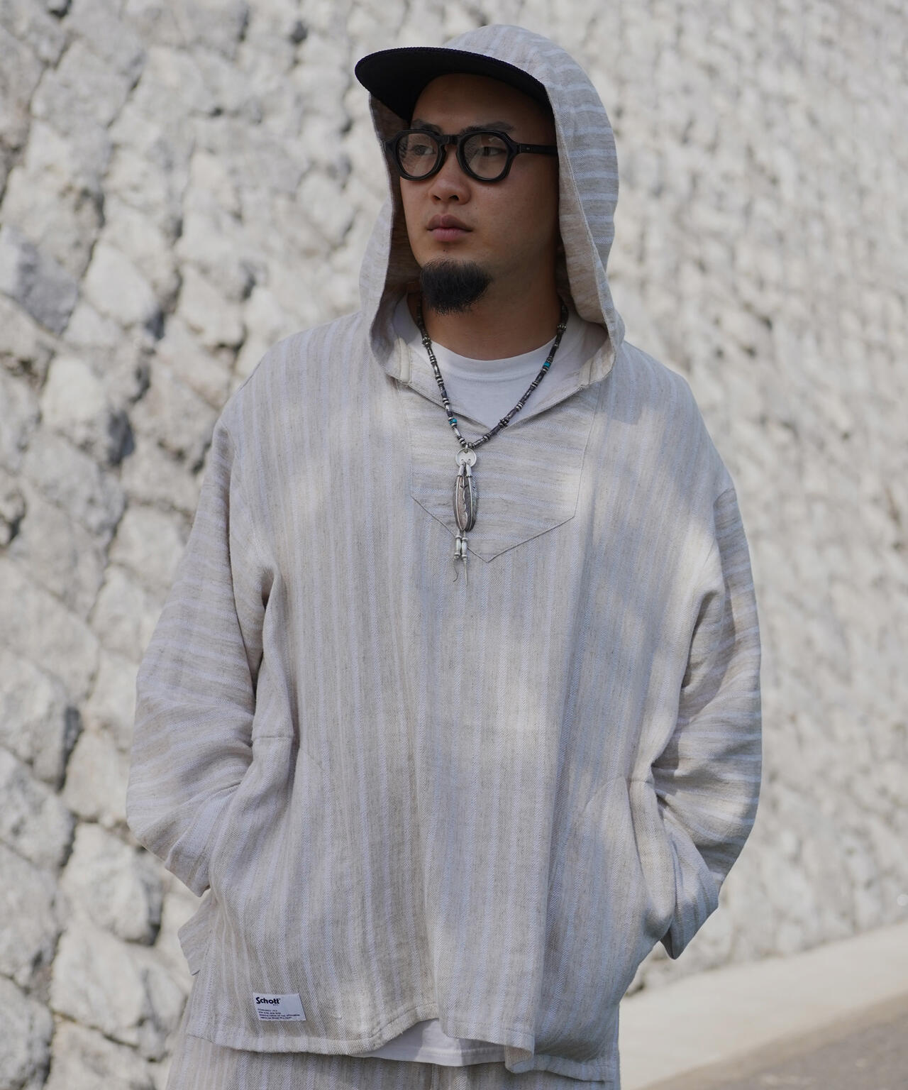 BAJA HOODED SHIRT/バハ フーディシャツ