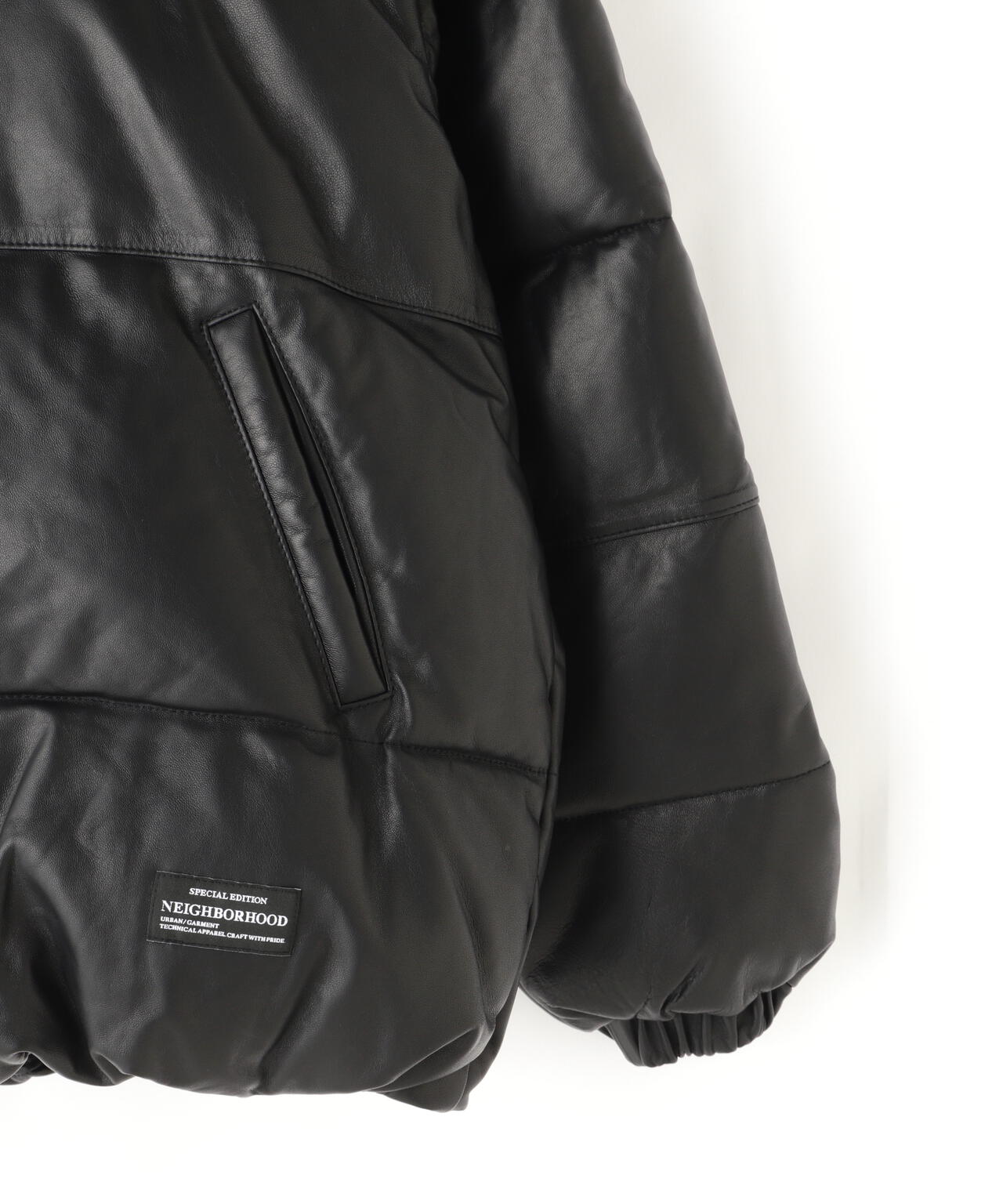 Schott NH/LEATHER HOODED JACKET