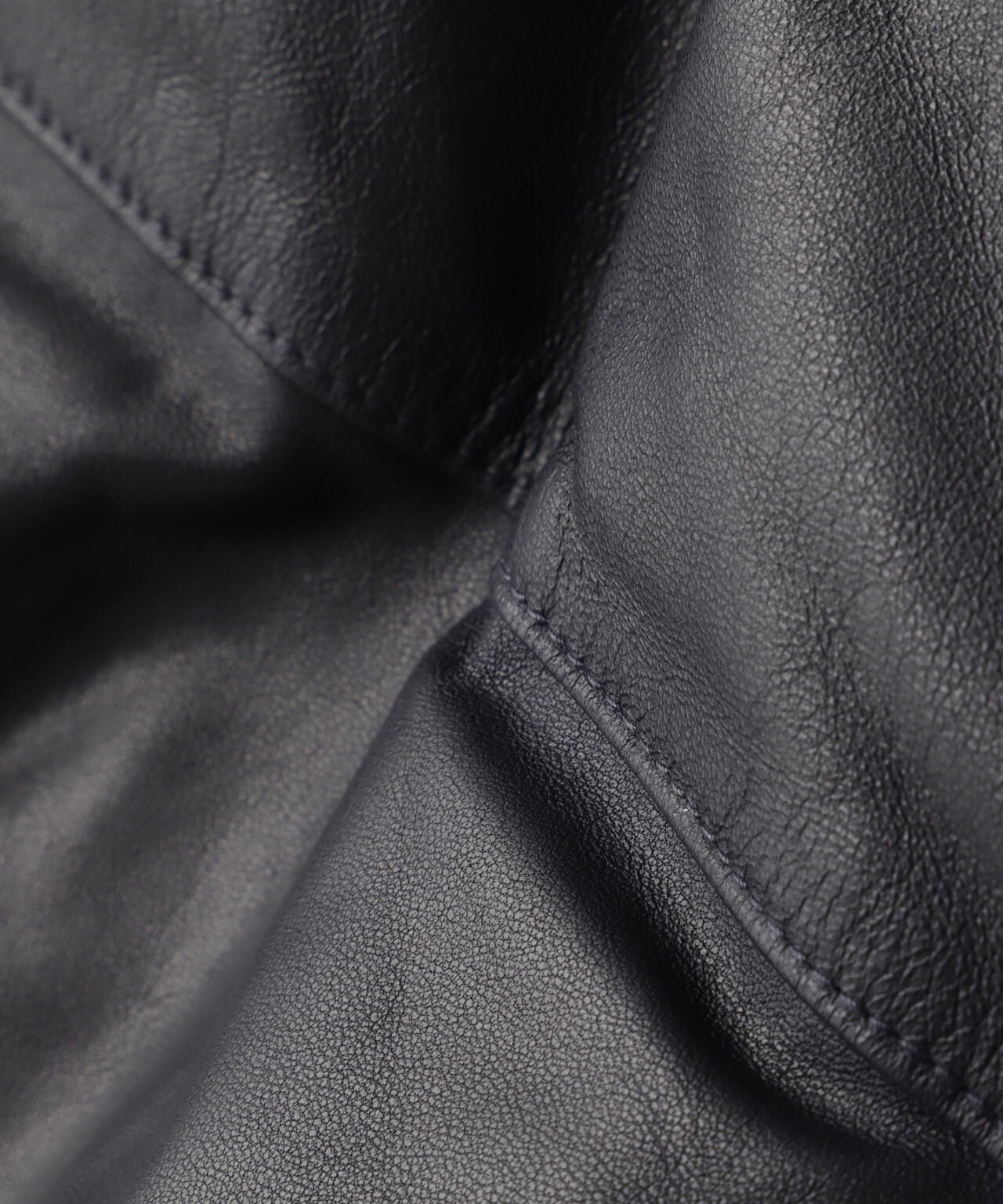 Schott NH/LEATHER HOODED JACKET