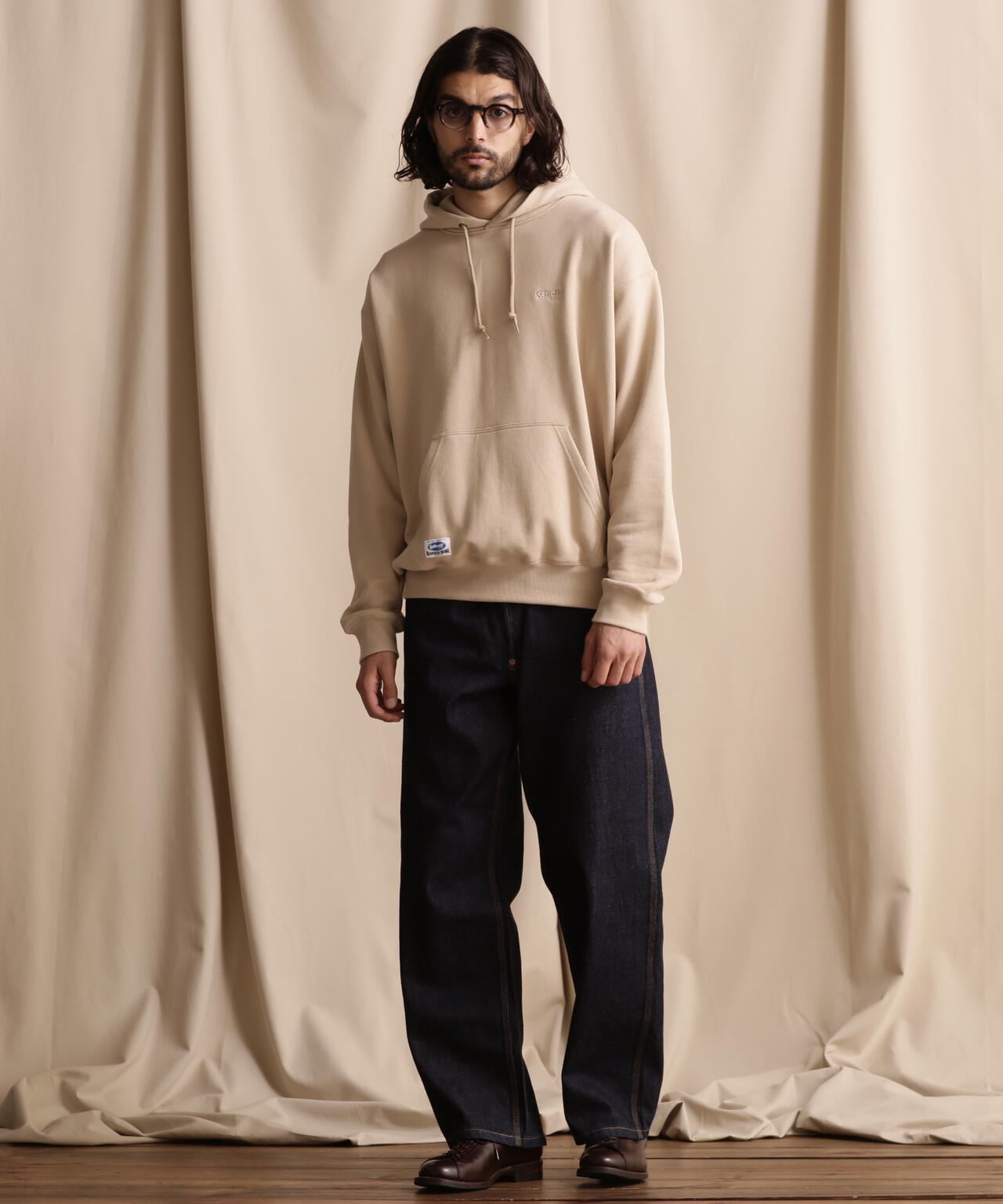 WEB LIMITED/HOODED SWEAT OVAL CHENILLE LOGO/オーバル ロゴ パーカー