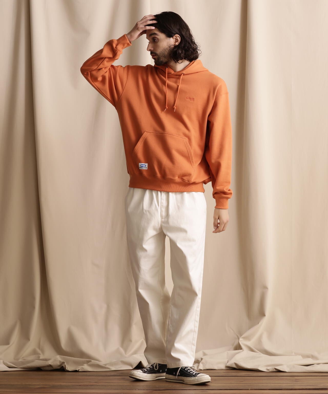 WEB LIMITED/HOODED SWEAT OVAL CHENILLE LOGO/オーバル ロゴ パーカー