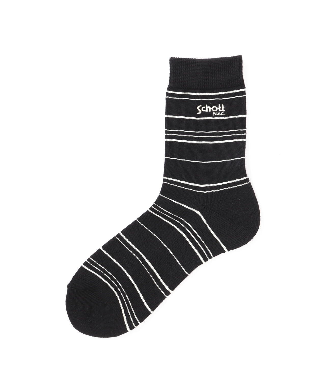 直営限定/HIGH SOCKS RAMDOM BORDER/ハイソックス ランダムボーダー