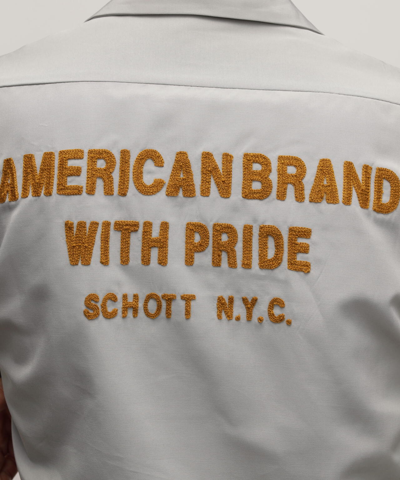 TC WORK SHIRT"AMERICAN BRAND WITH PRIDE EMB"/刺繍ワークシャツ